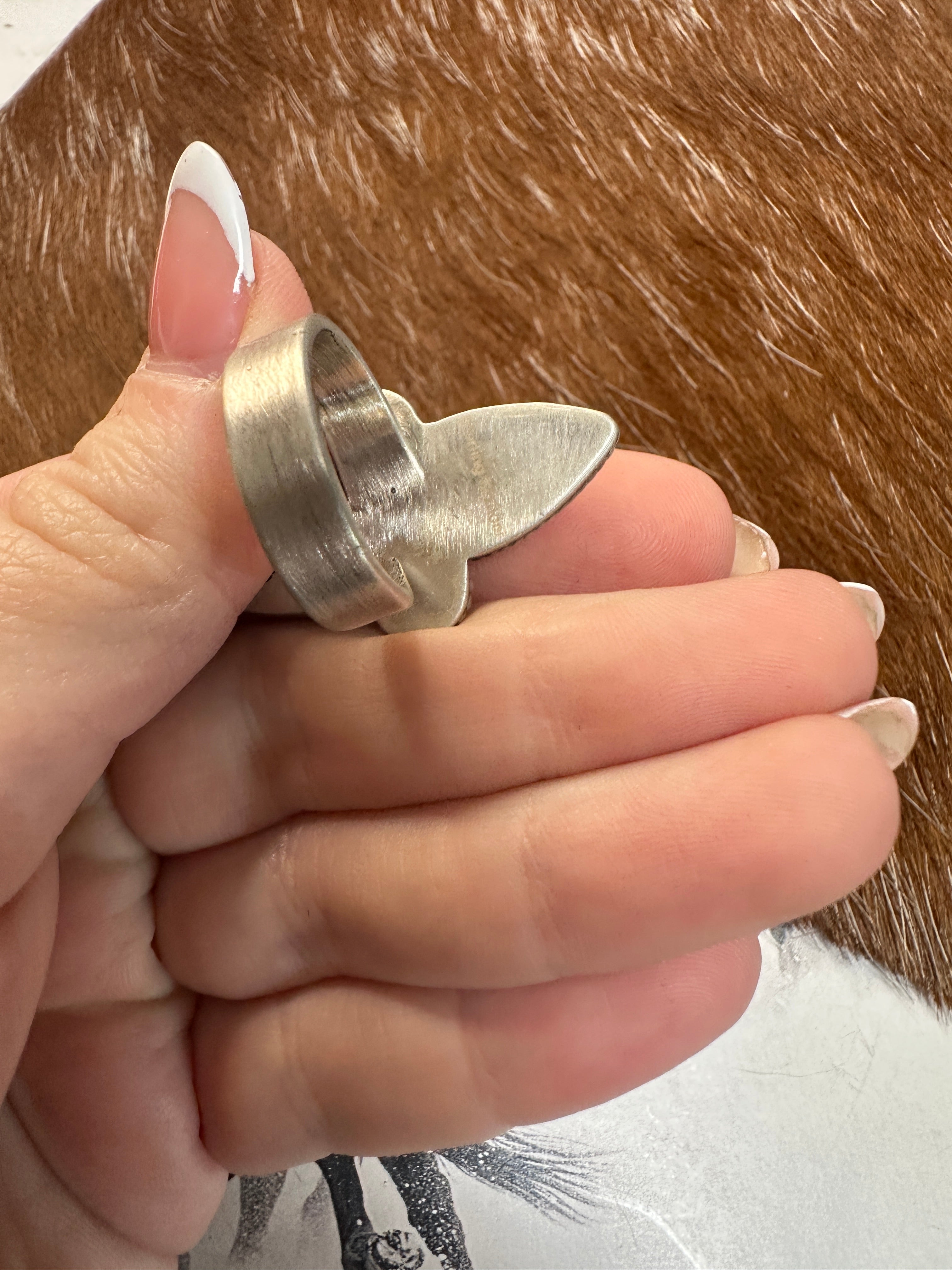 Beautiful Handmade Sterling Silver Adjustable Ring