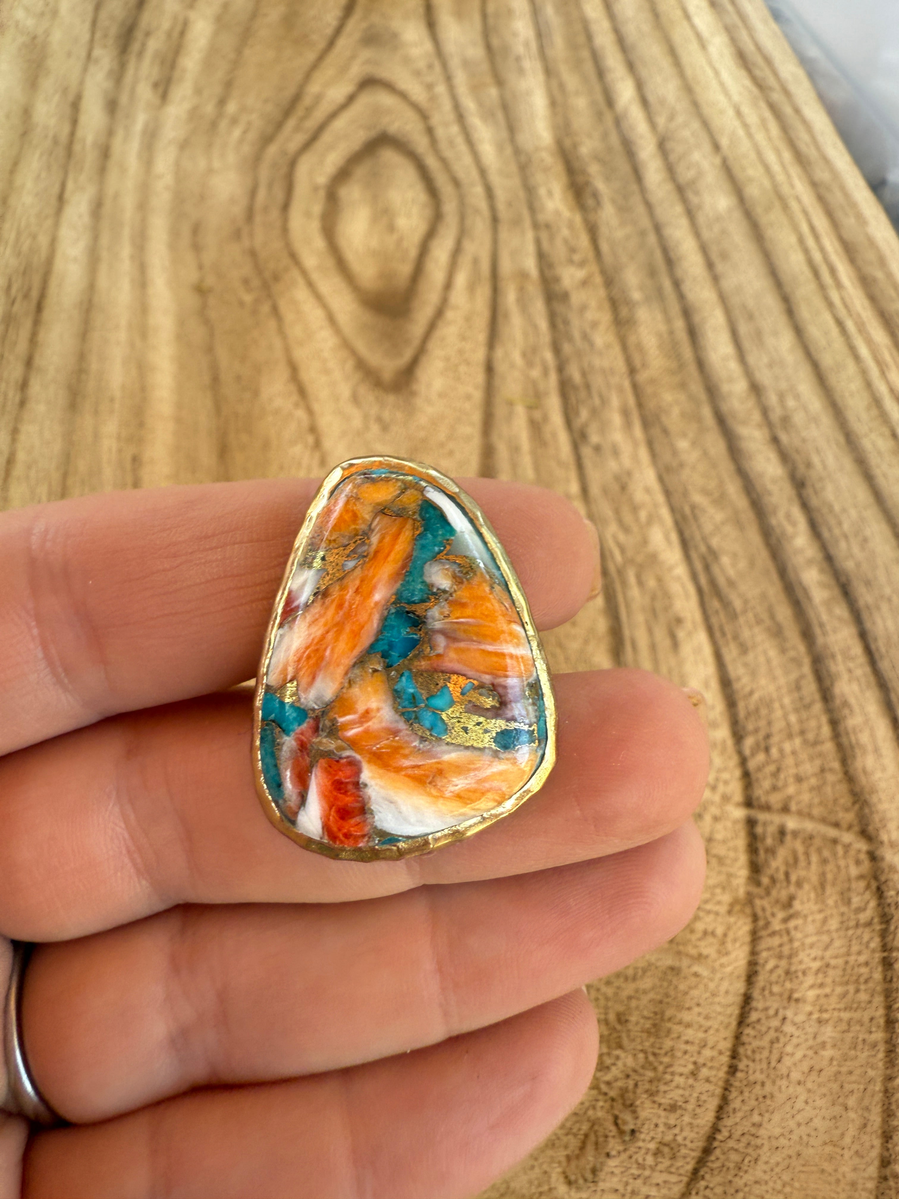 “The Golden Collection” SPICE Handmade Gold Plated Ring