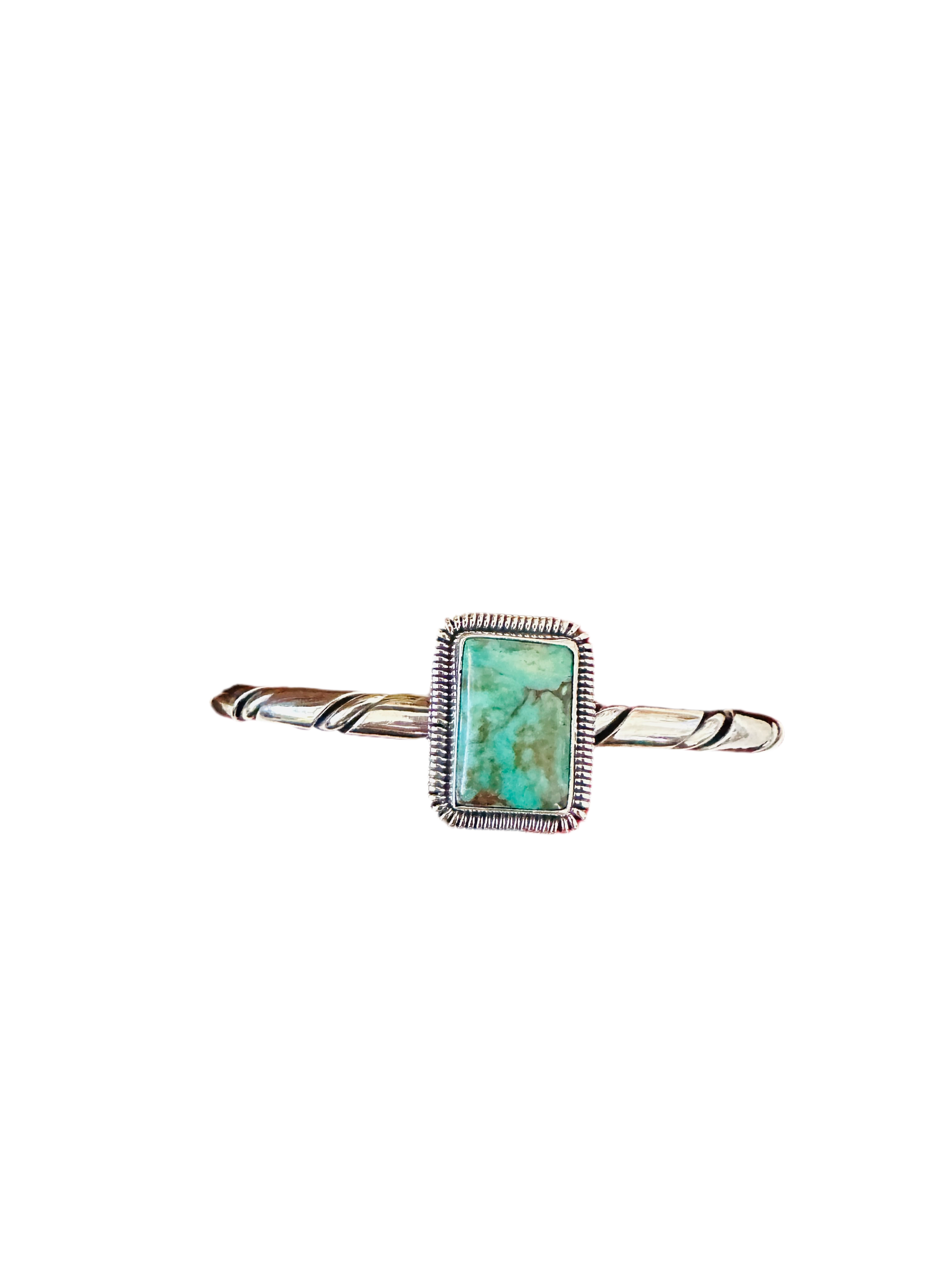 Handcrafted Sterling Silver & Turquoise Cuff Bracelet