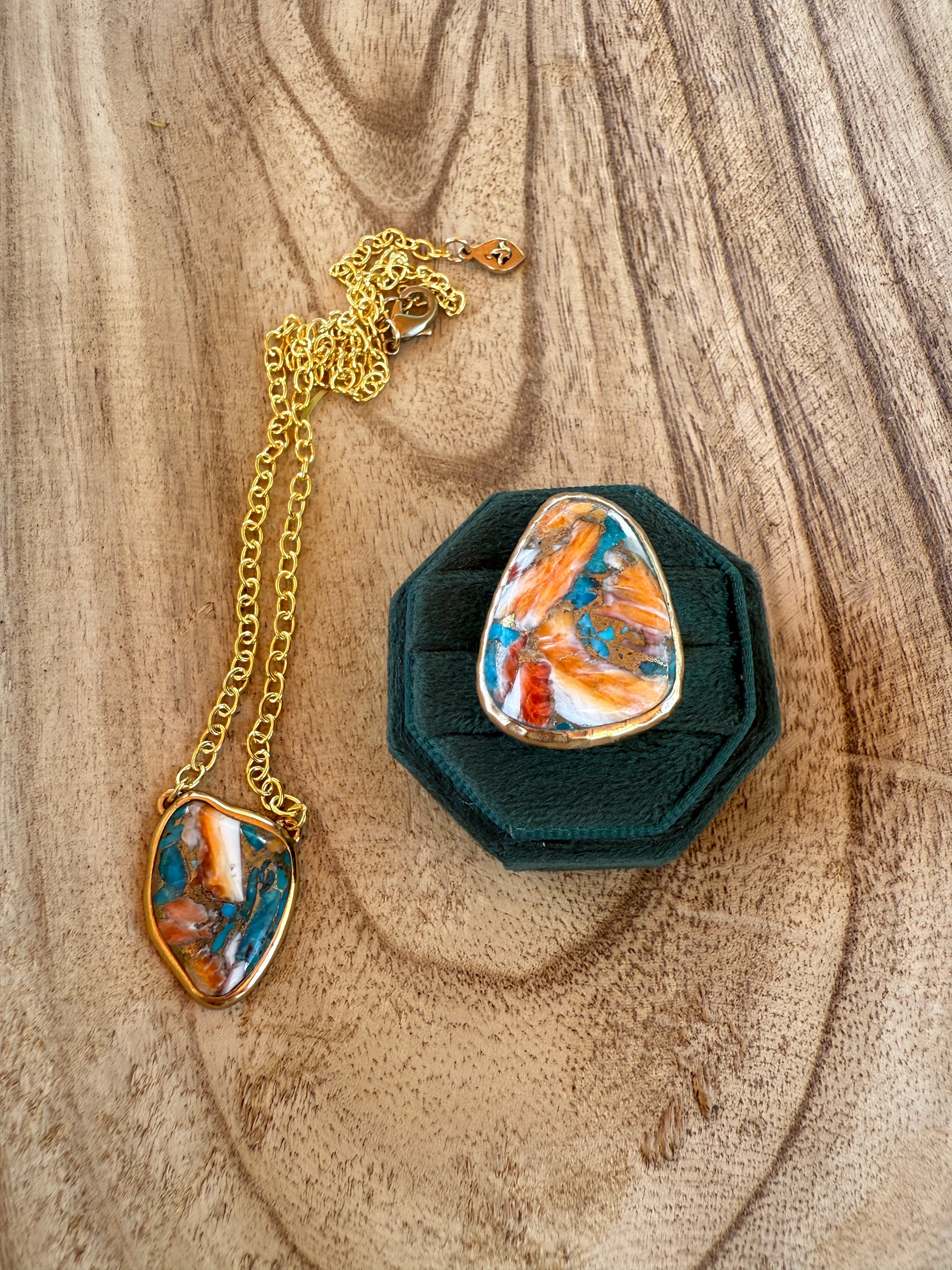 “The Golden Collection” SPICE Handmade Gold Plated Ring