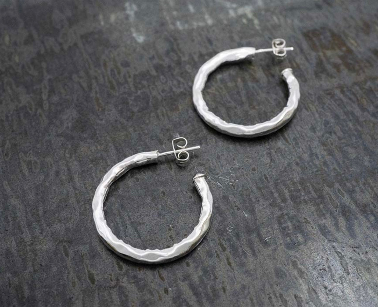 Hammered Hoops