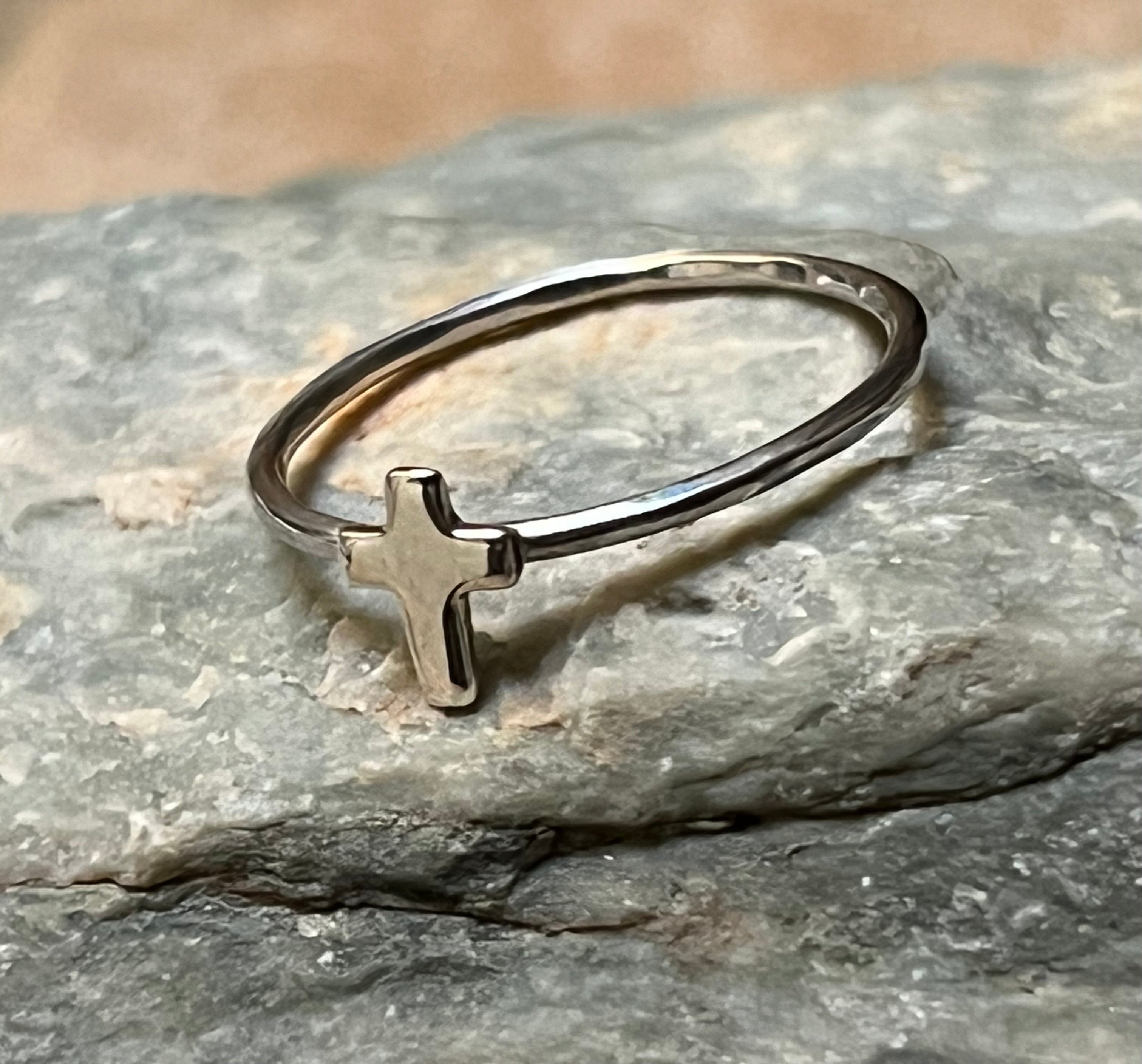 Petite Cross Ring