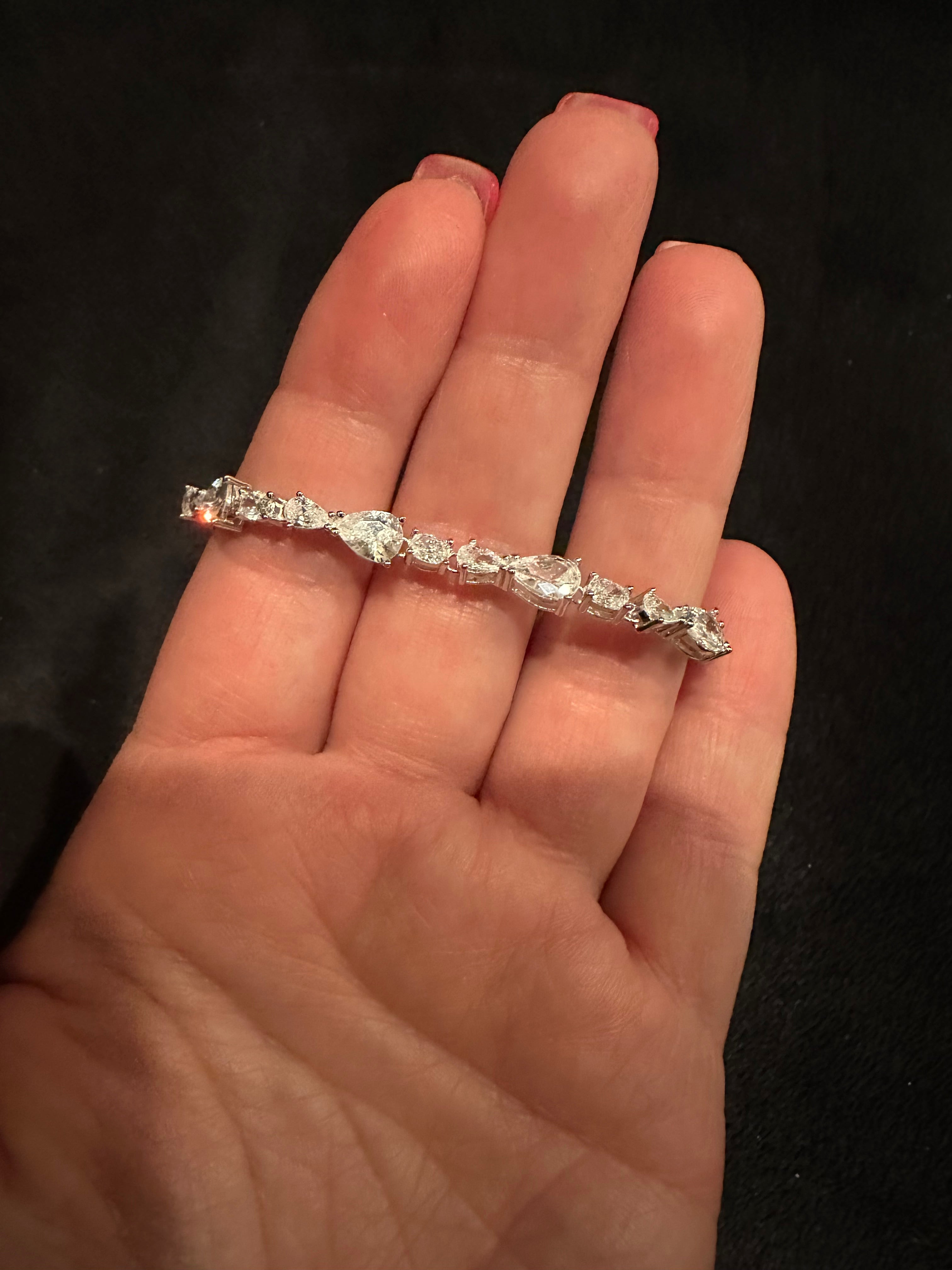 Sterling Silver Wyatt CZ Tennis Bracelet
