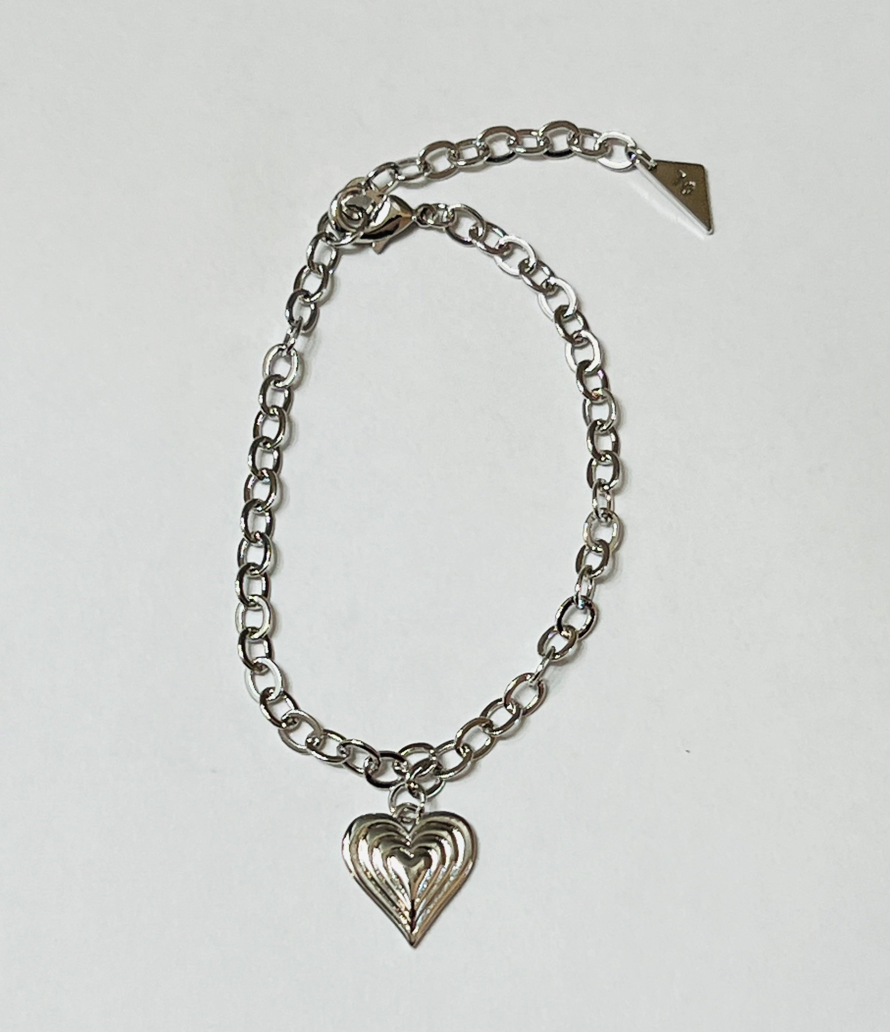Beating Heart Charm Bracelet