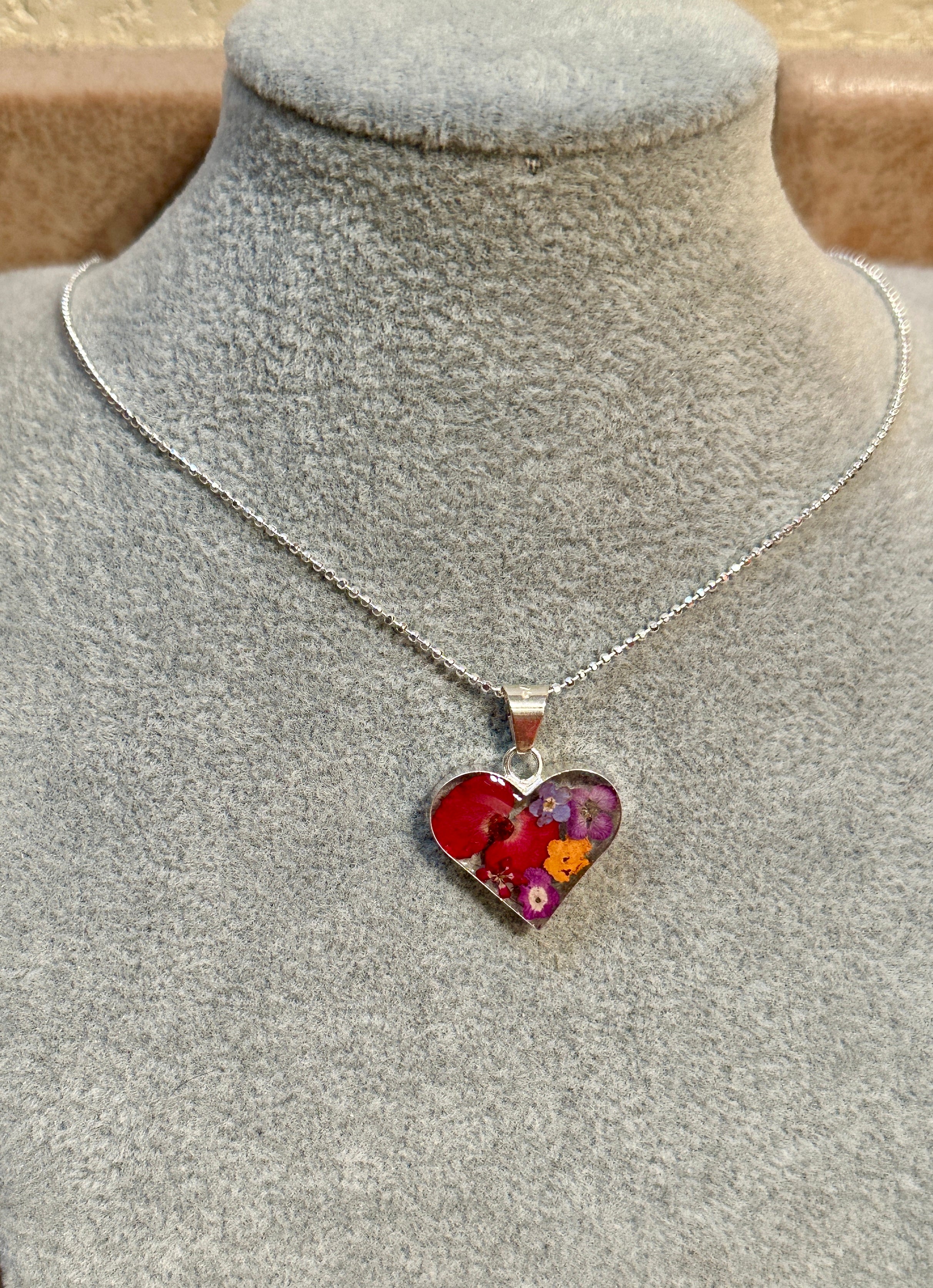 Primavera Heart Sterling Silver Necklace