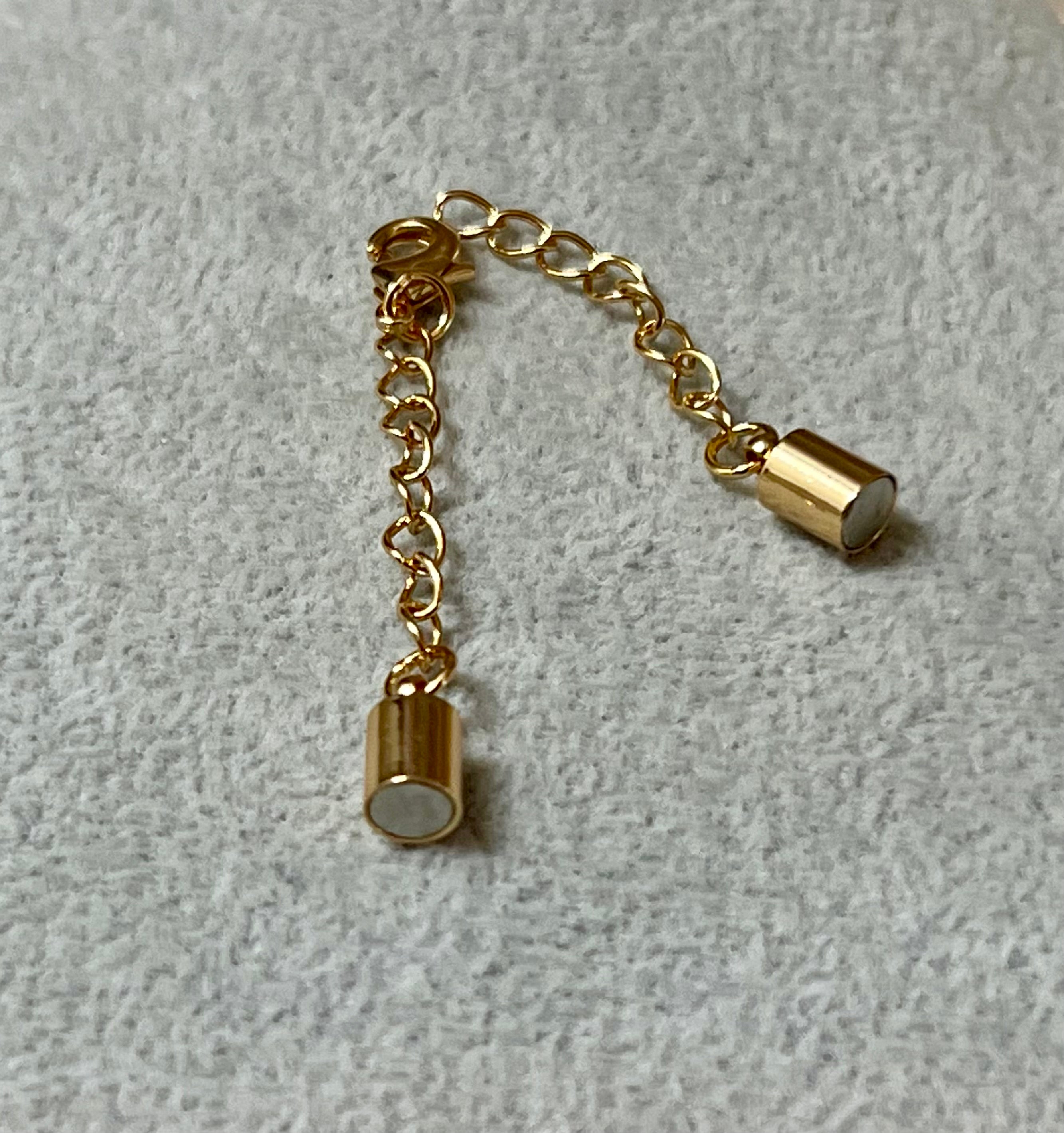 Magnetic Necklace Extender- Gold
