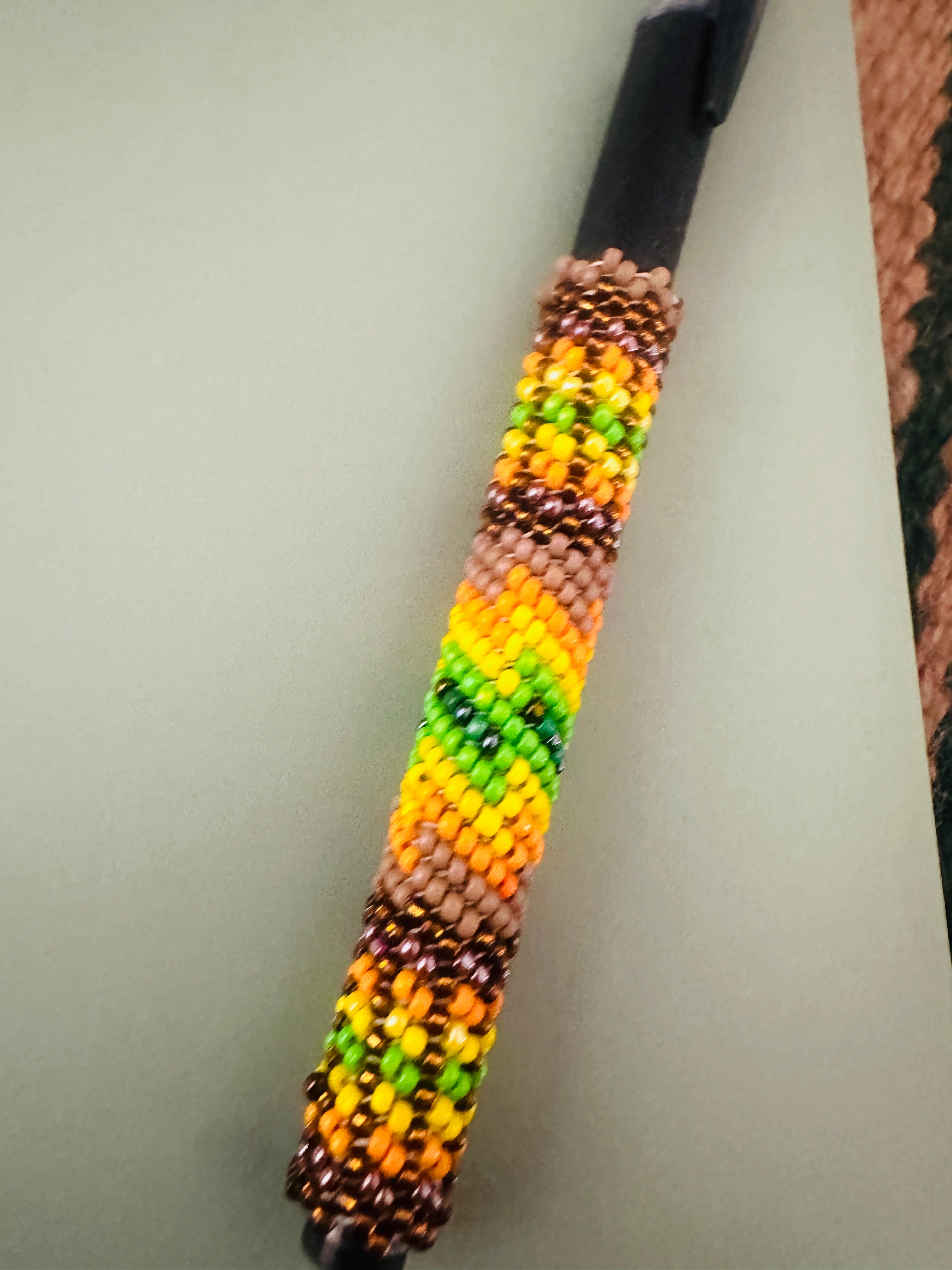 Handcrafted Muticolor Beaded Pen