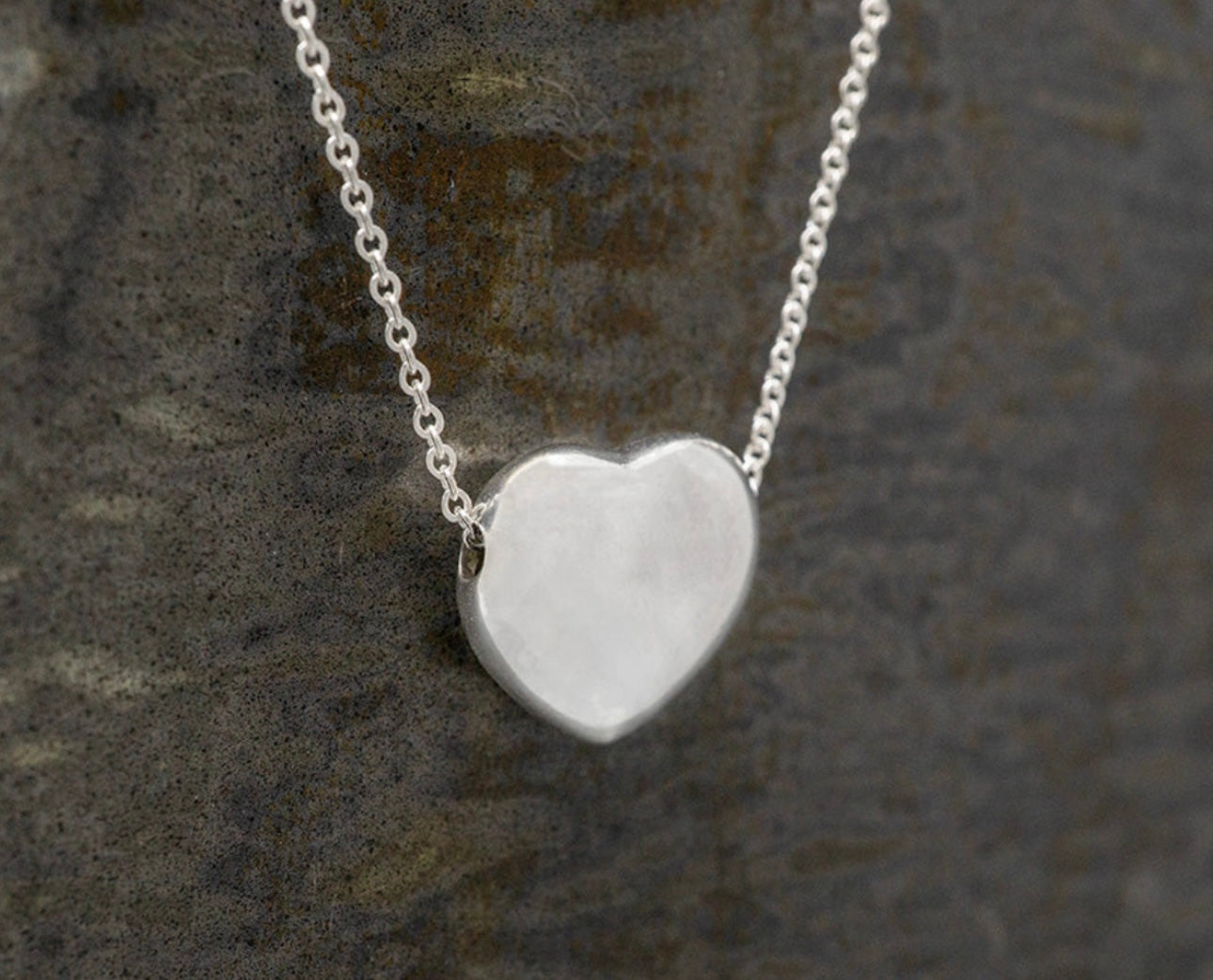 Puffed Heart Necklace