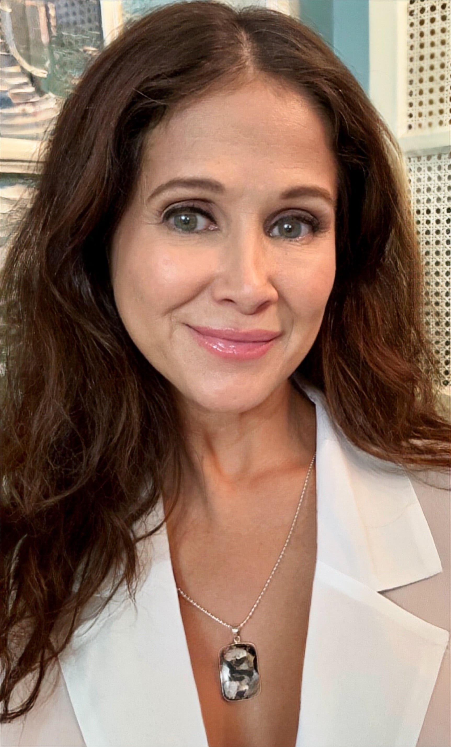 Obsidian Rectangle Pendant Sterling Silver Necklace