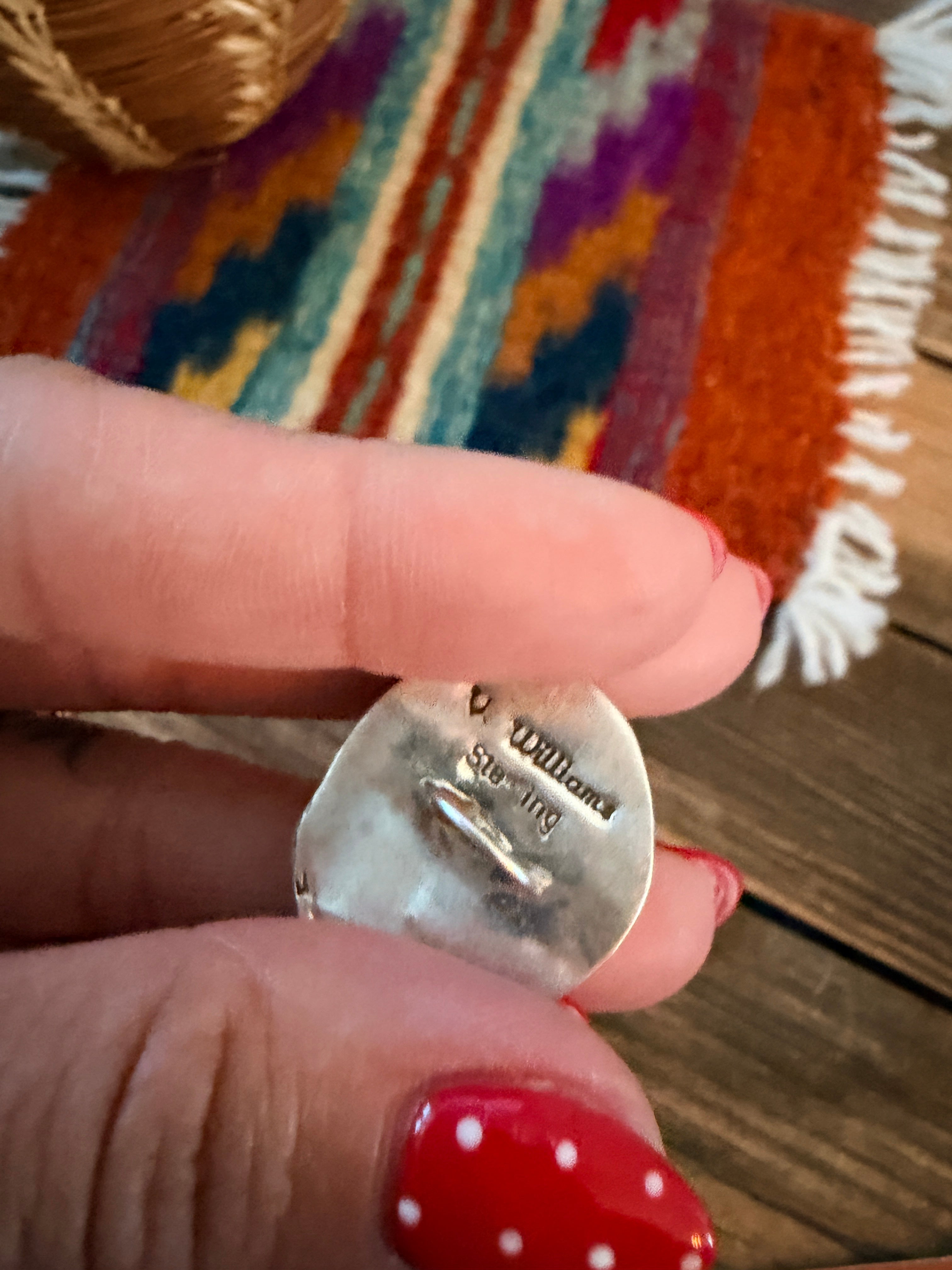 Handcrafted White Buffalo & Sterling Silver Hair Tie Charm