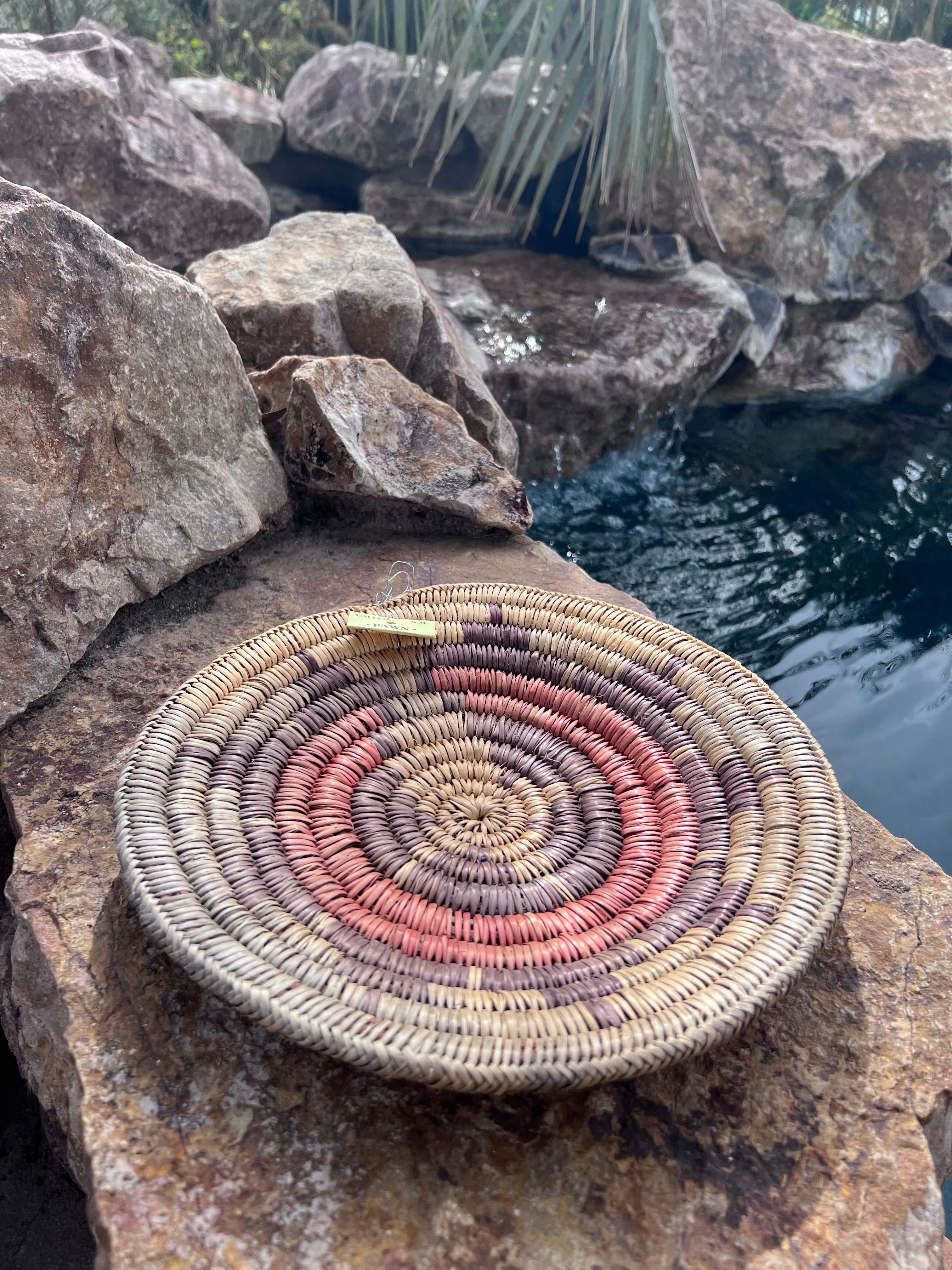 Old Pawn Handcrafted Woven Basket #12