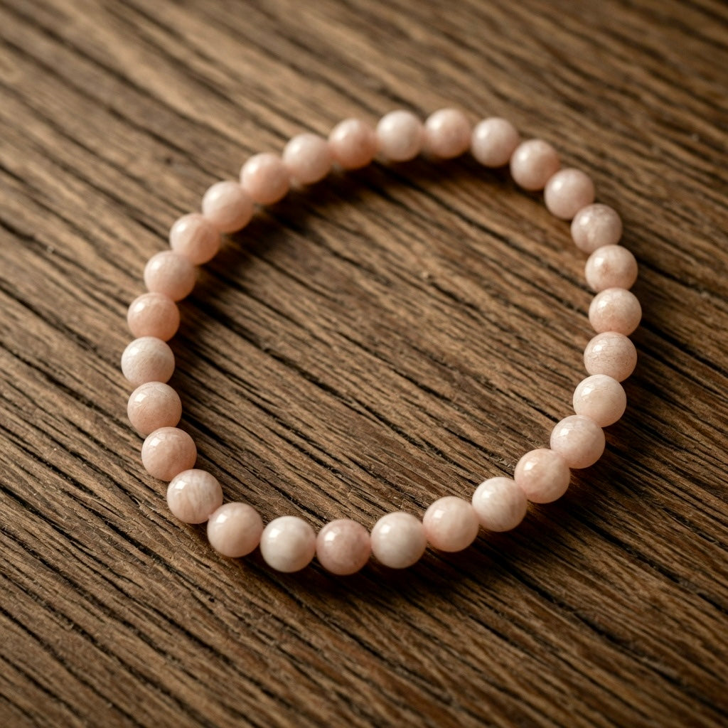 Sunstone 3mm Beaded Stretch Bracelet