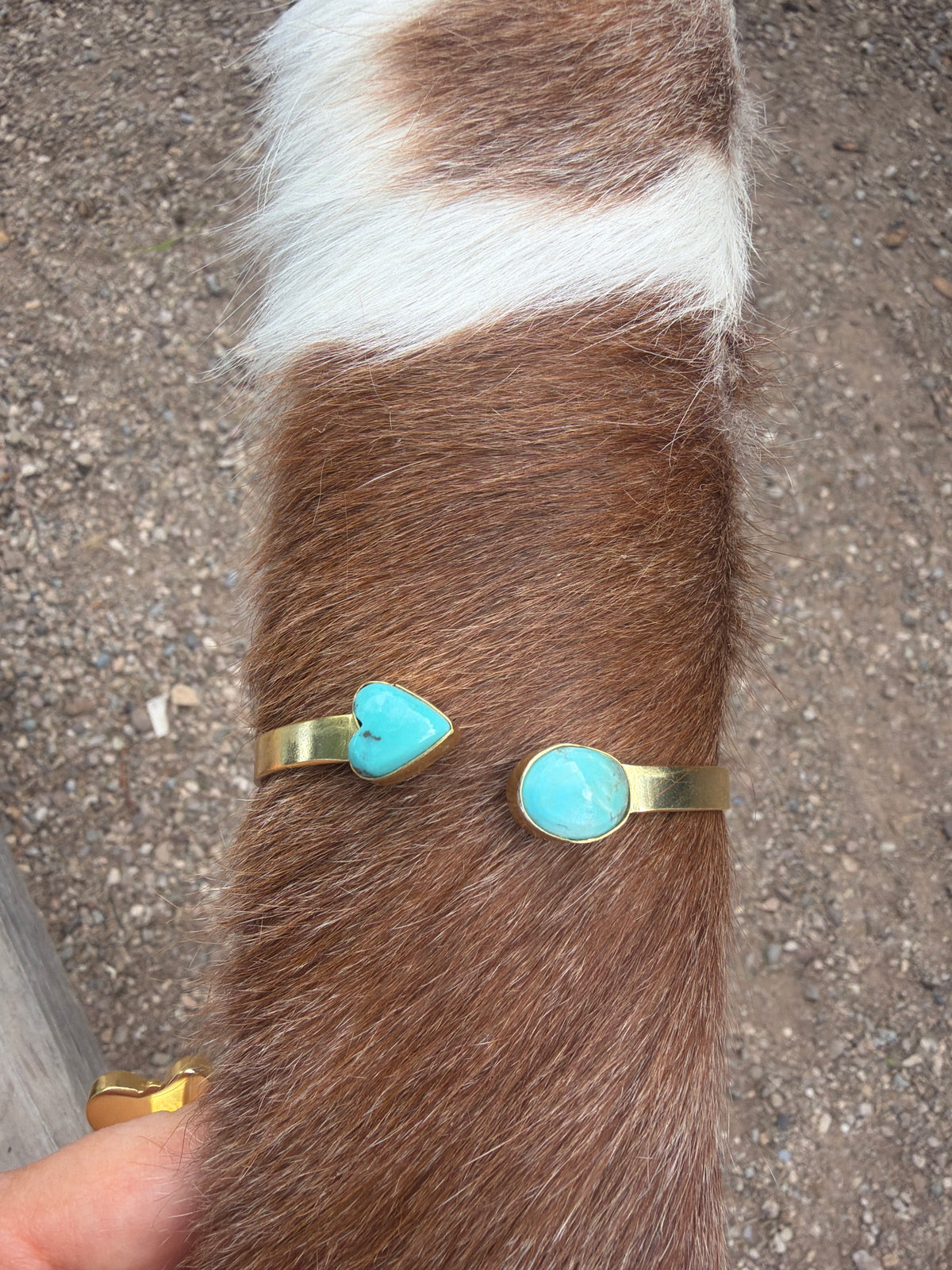 “The Golden Collection” Painted Desert Handmade Sierra Bella Gold Plated Adjustable Bracelet Cuff STYLE 9