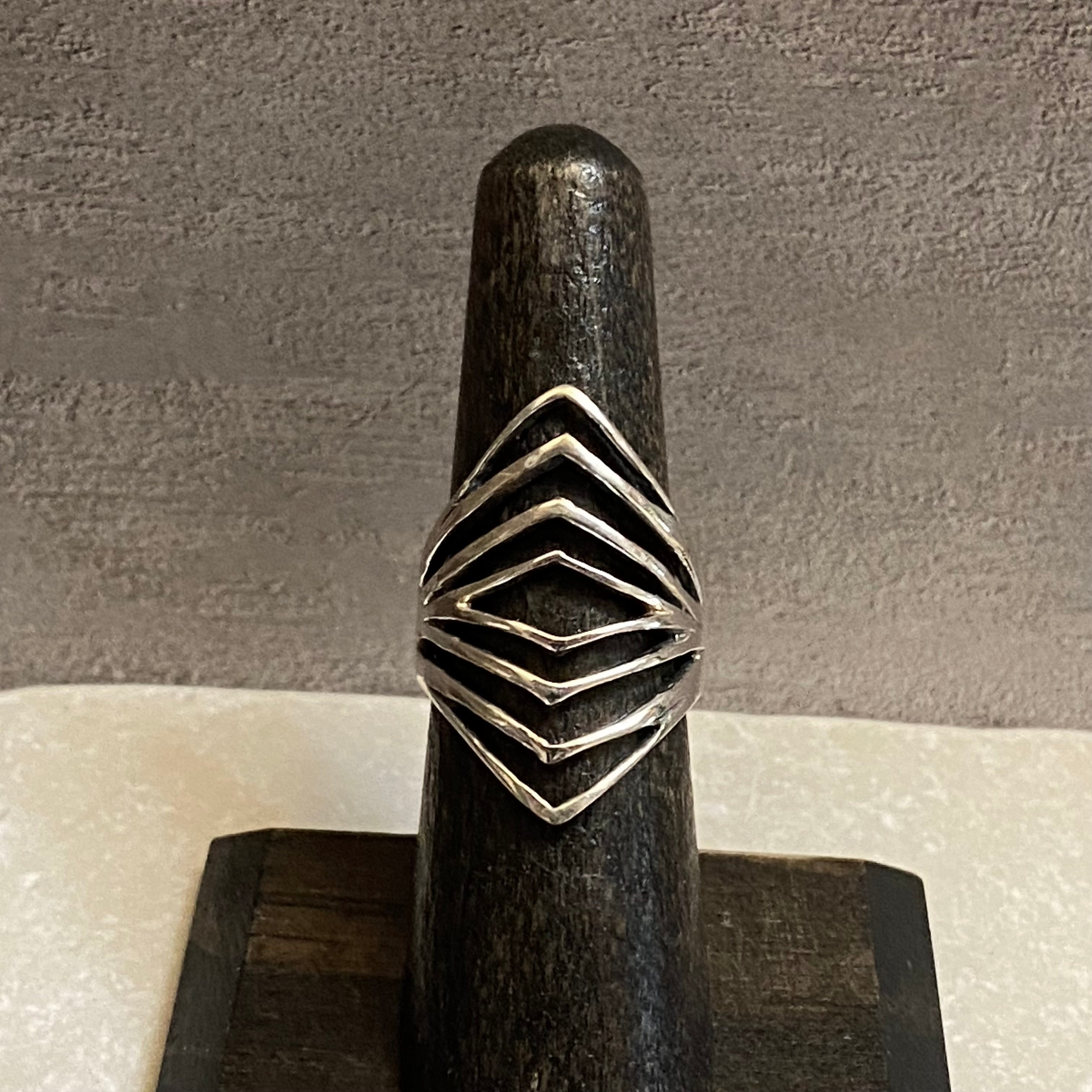Sterling Silver Webbed Strand Ring