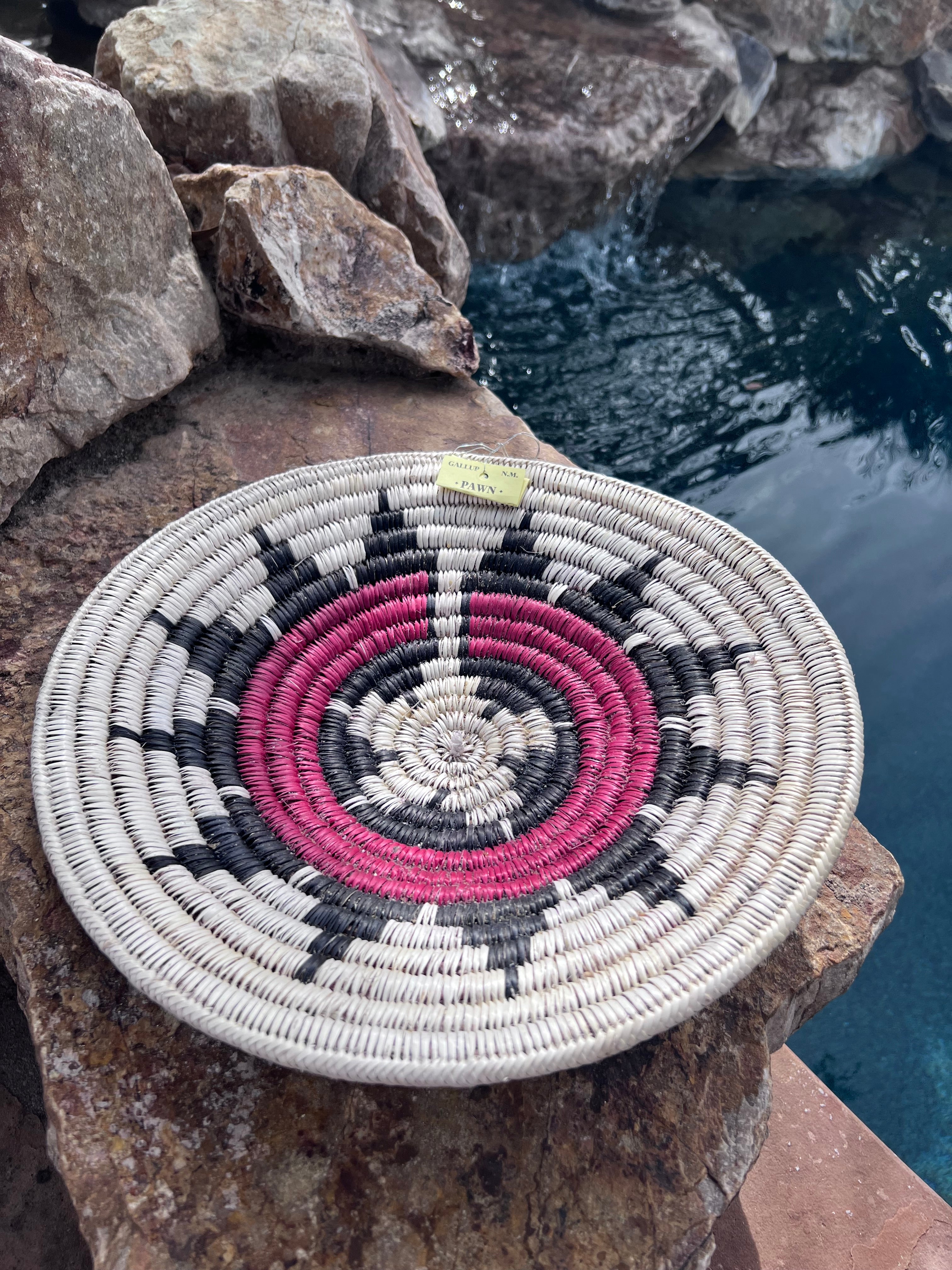 Old Pawn Handcrafted Woven Basket #13