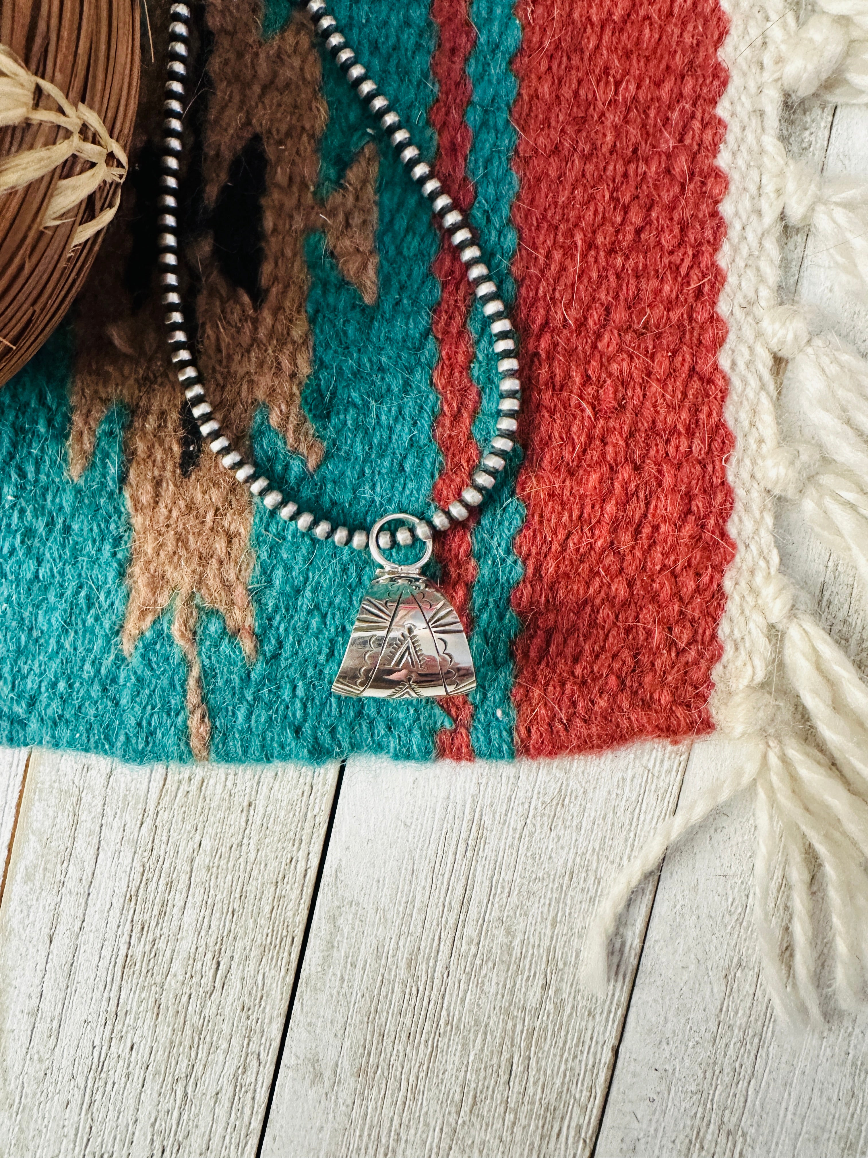 Handcrafted Hand Stamped Sterling Silver Bale