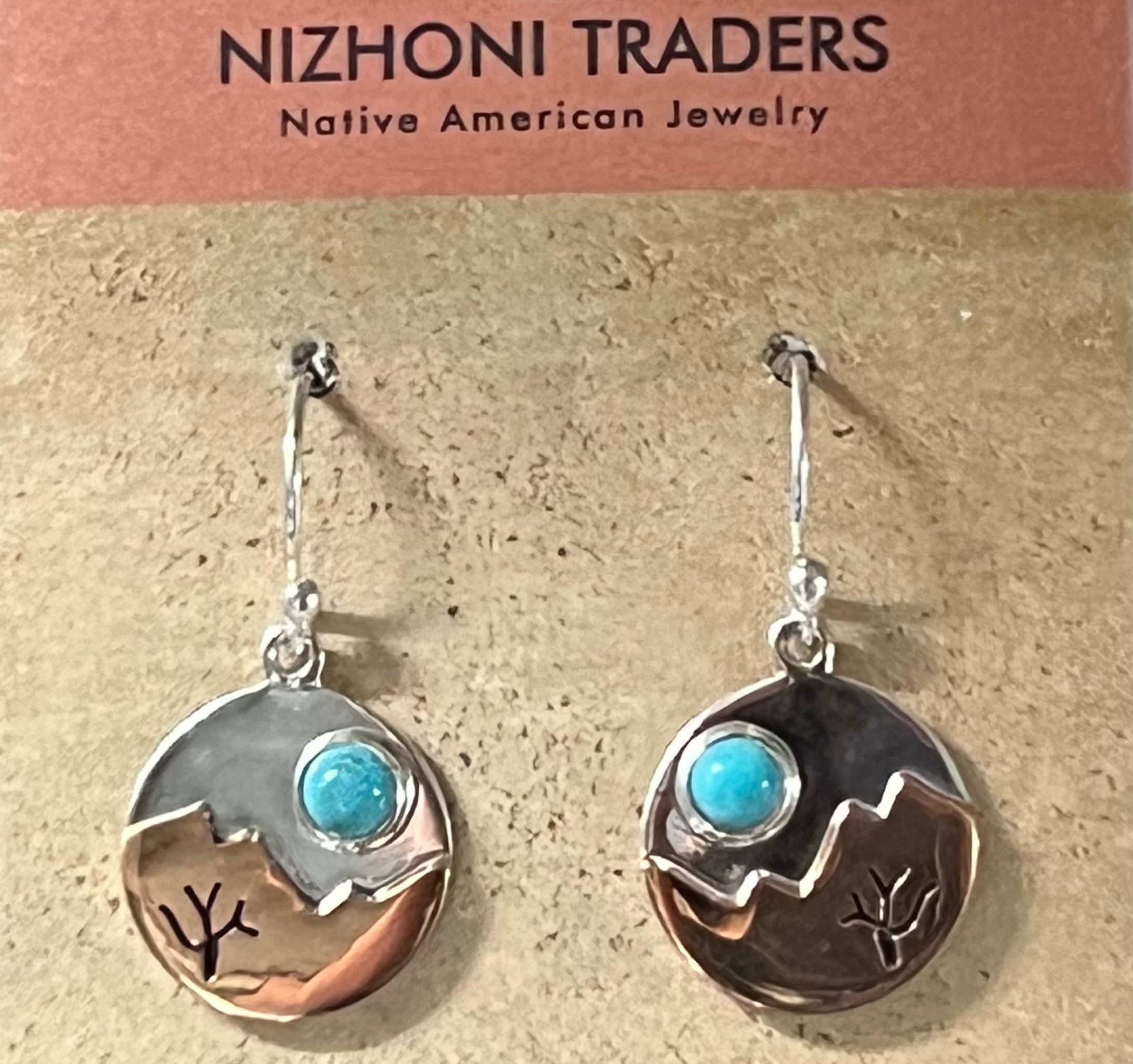 Copper Sunrise Earrings