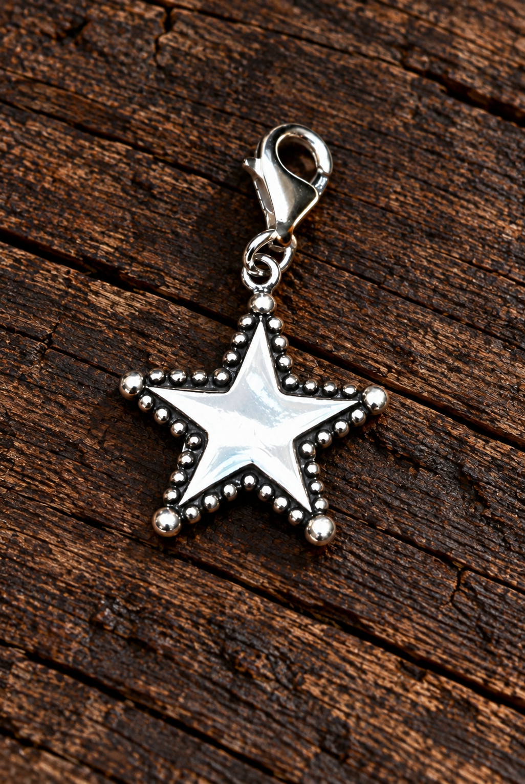 Handmade Sterling Silver Star Charm