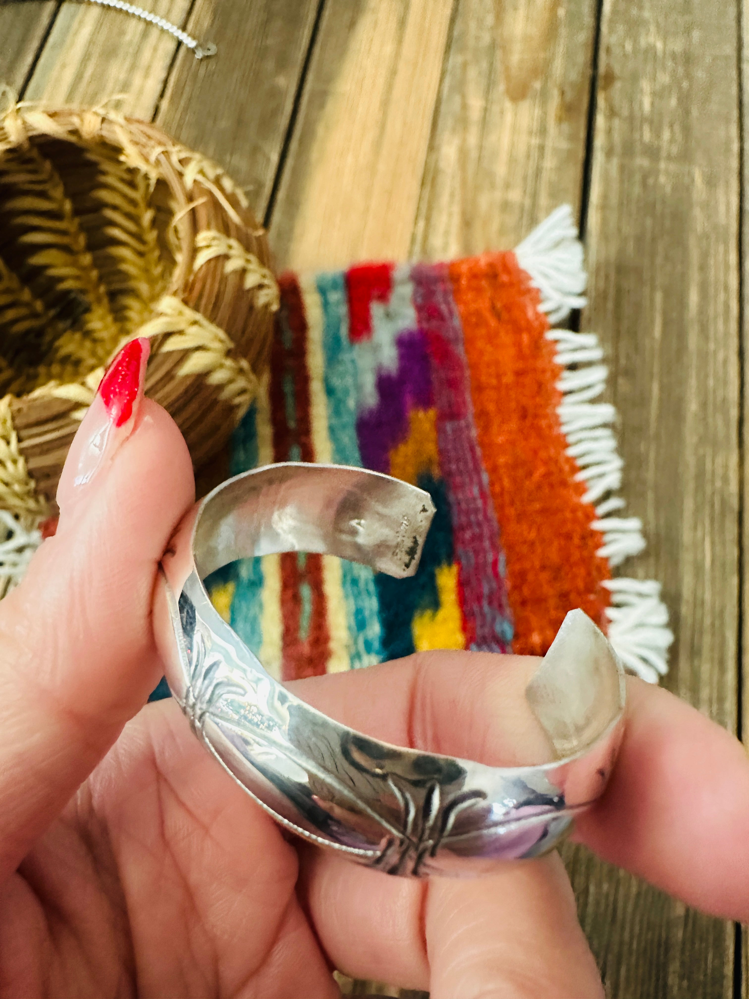 Handcrafted Sterling Silver Baby Cuff Bracelet