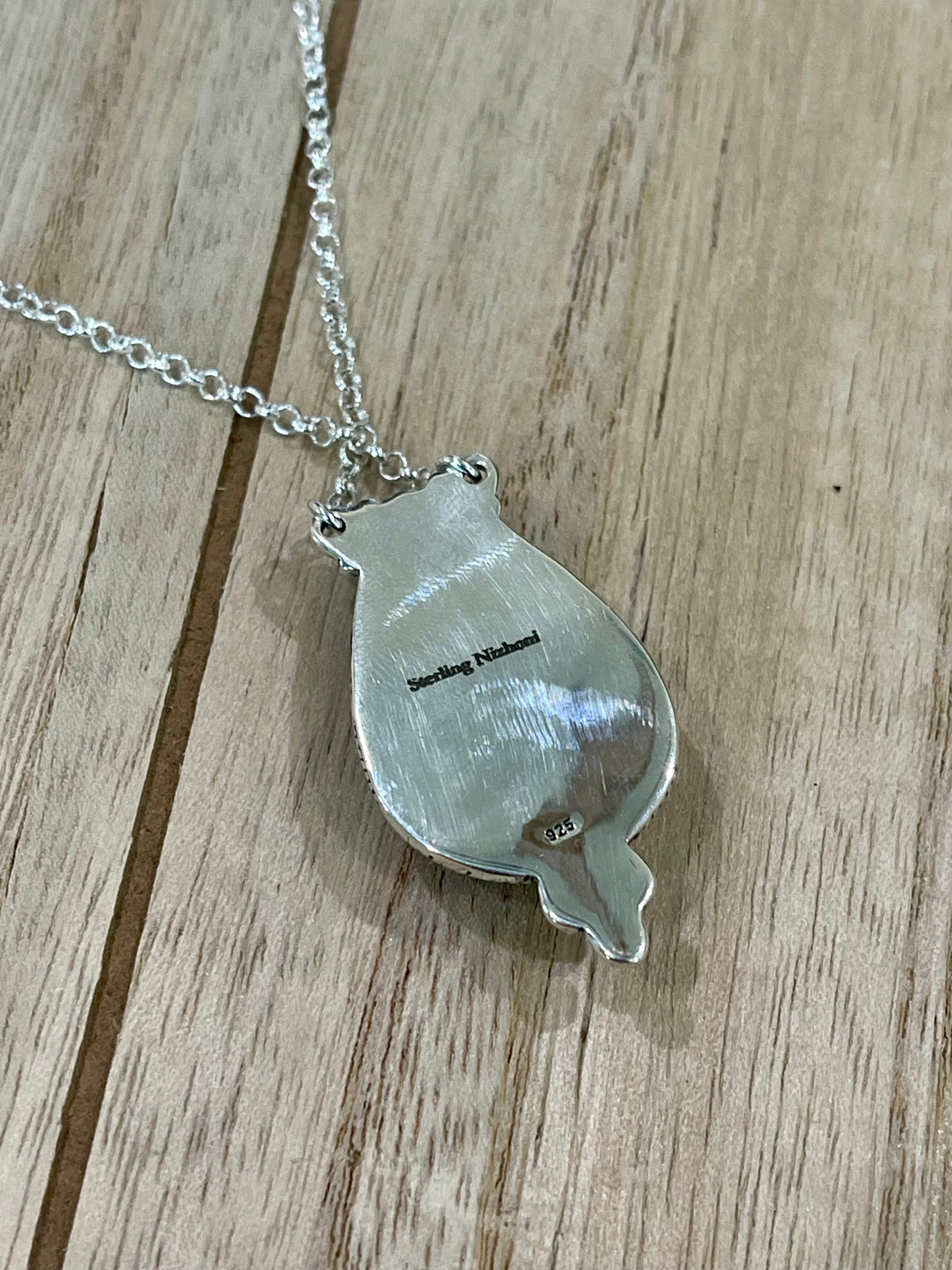 Handmade Sterling Silver & Purple Dream Mojave Necklace