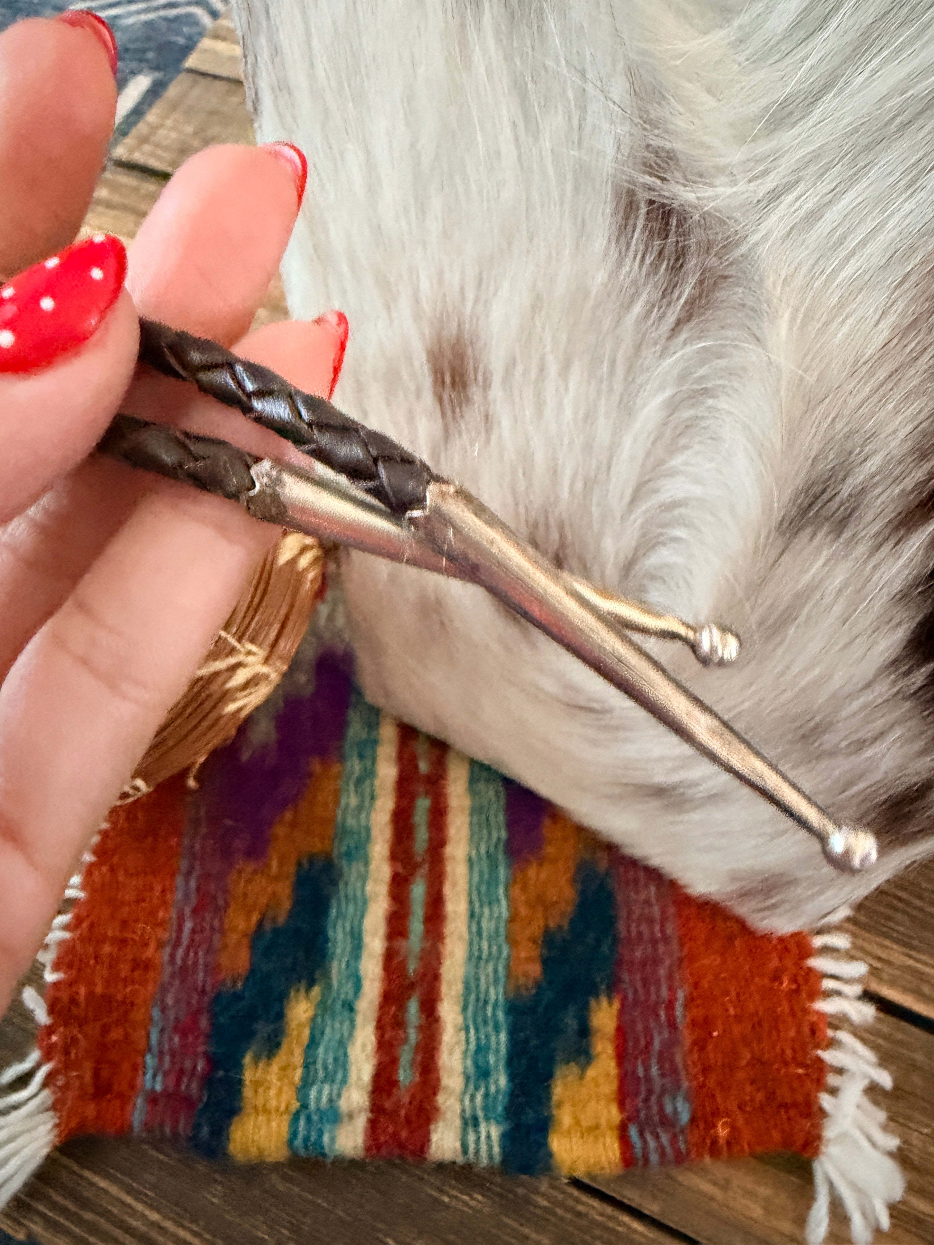 Handcrafted Vintage Old Pawn Sterling Silver & Multi Stone Inlay Thunderbird Bolo Tie