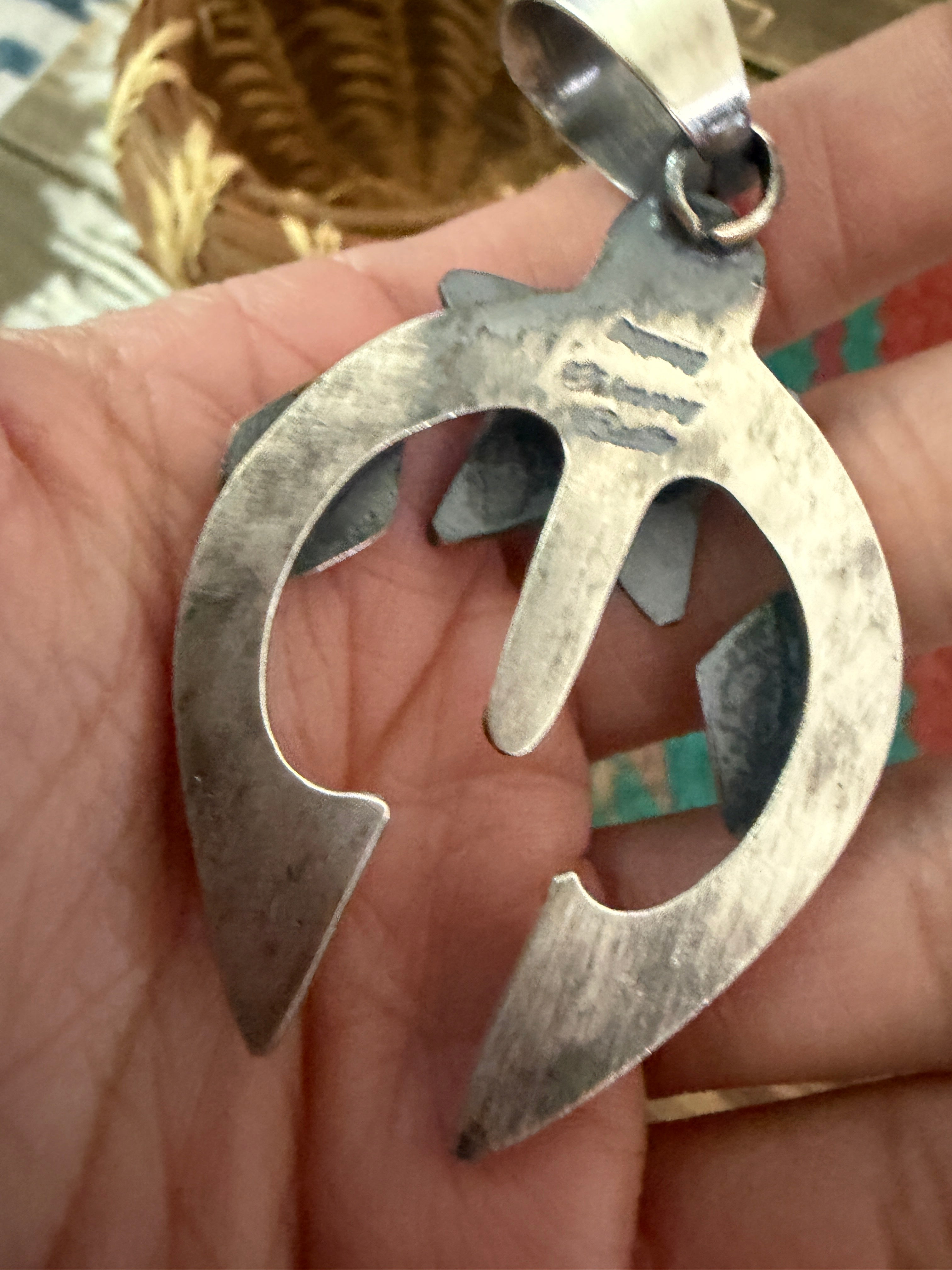 Handcrafted Sterling Silver Star Naja Pendant by Chimney Butte