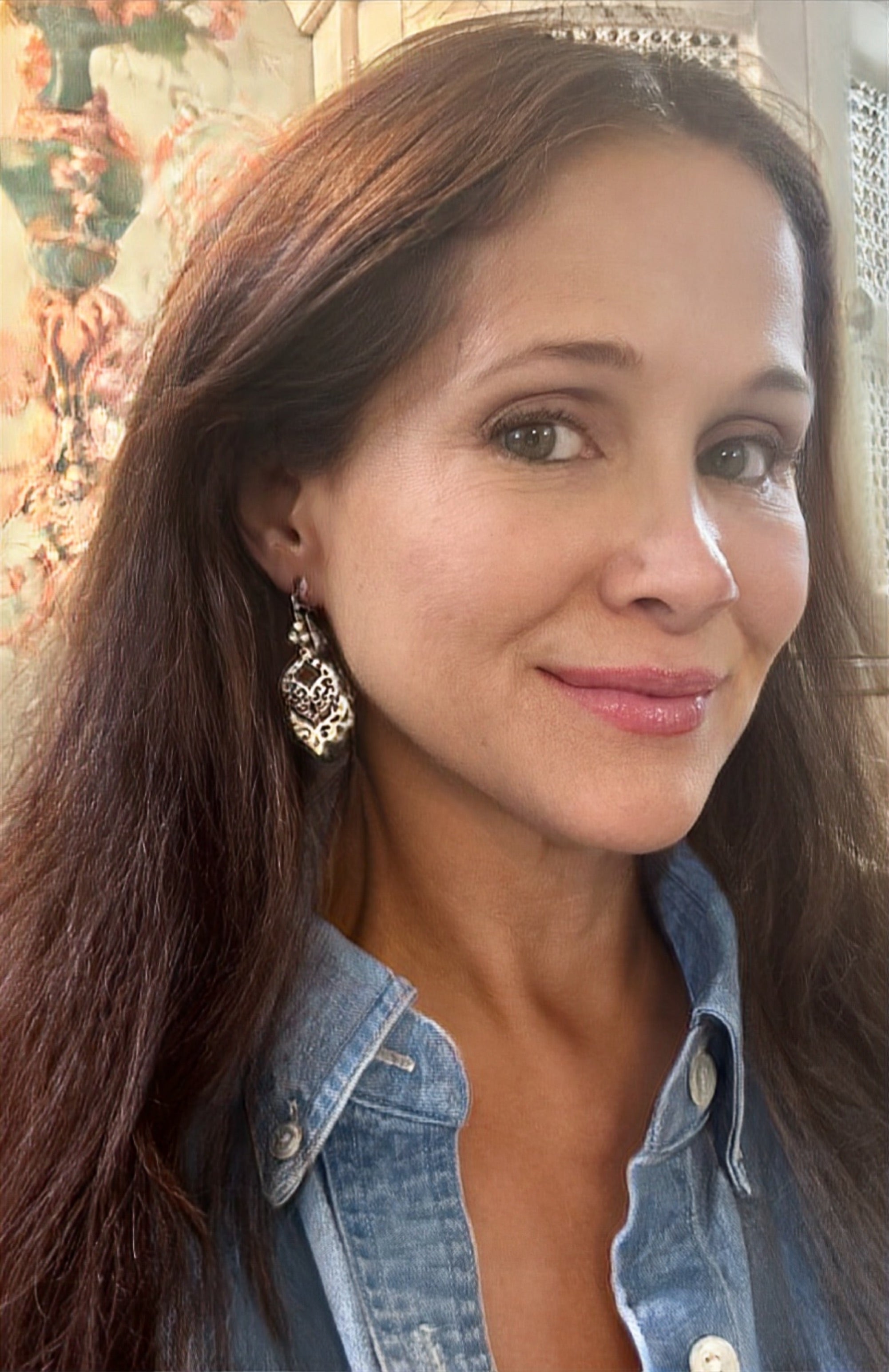 Hinged Filigree Earrings on Hook