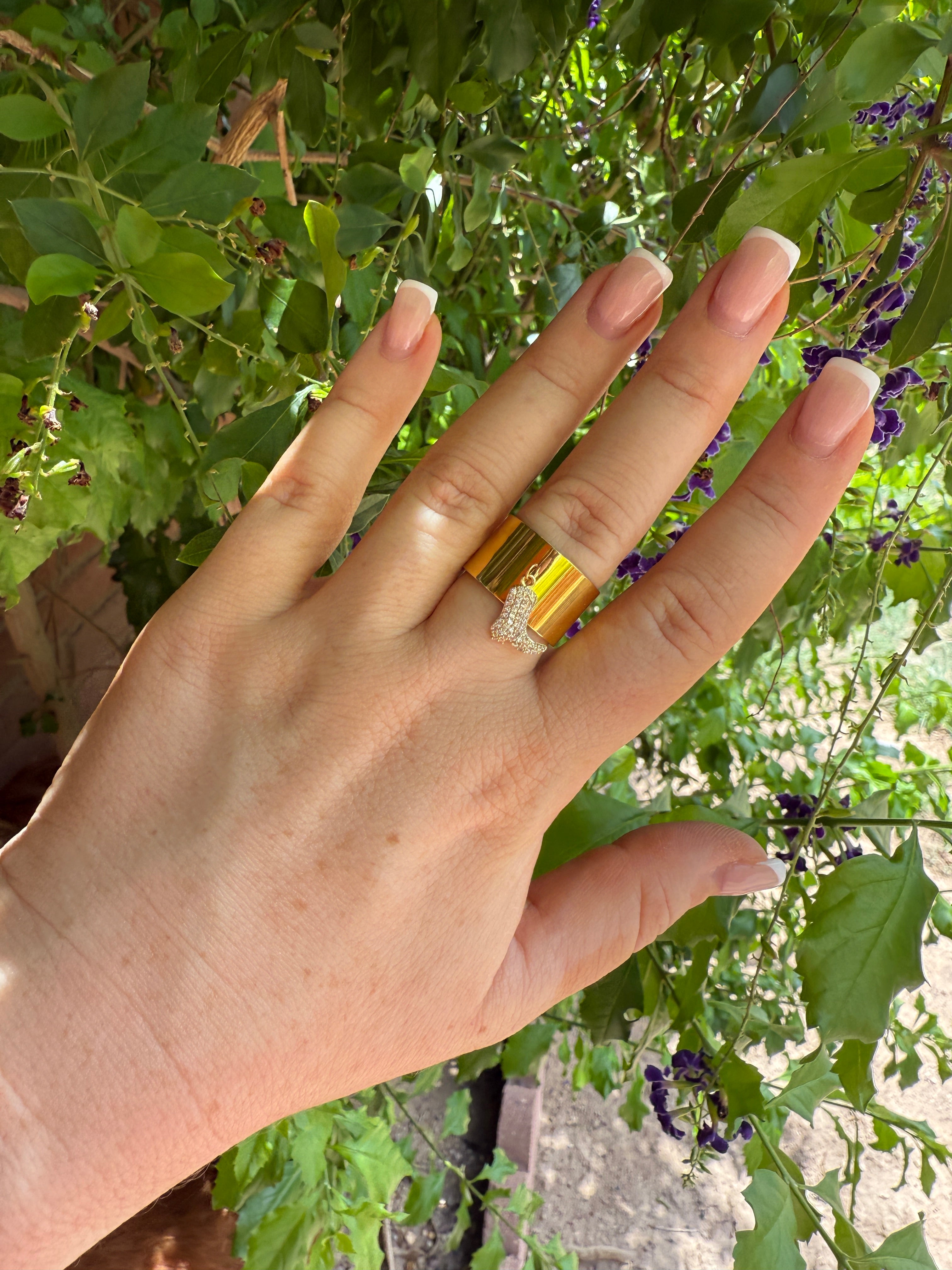 “The Golden Collection” Handmade Gold Plated COWBOY BOOT Adjustable Ring