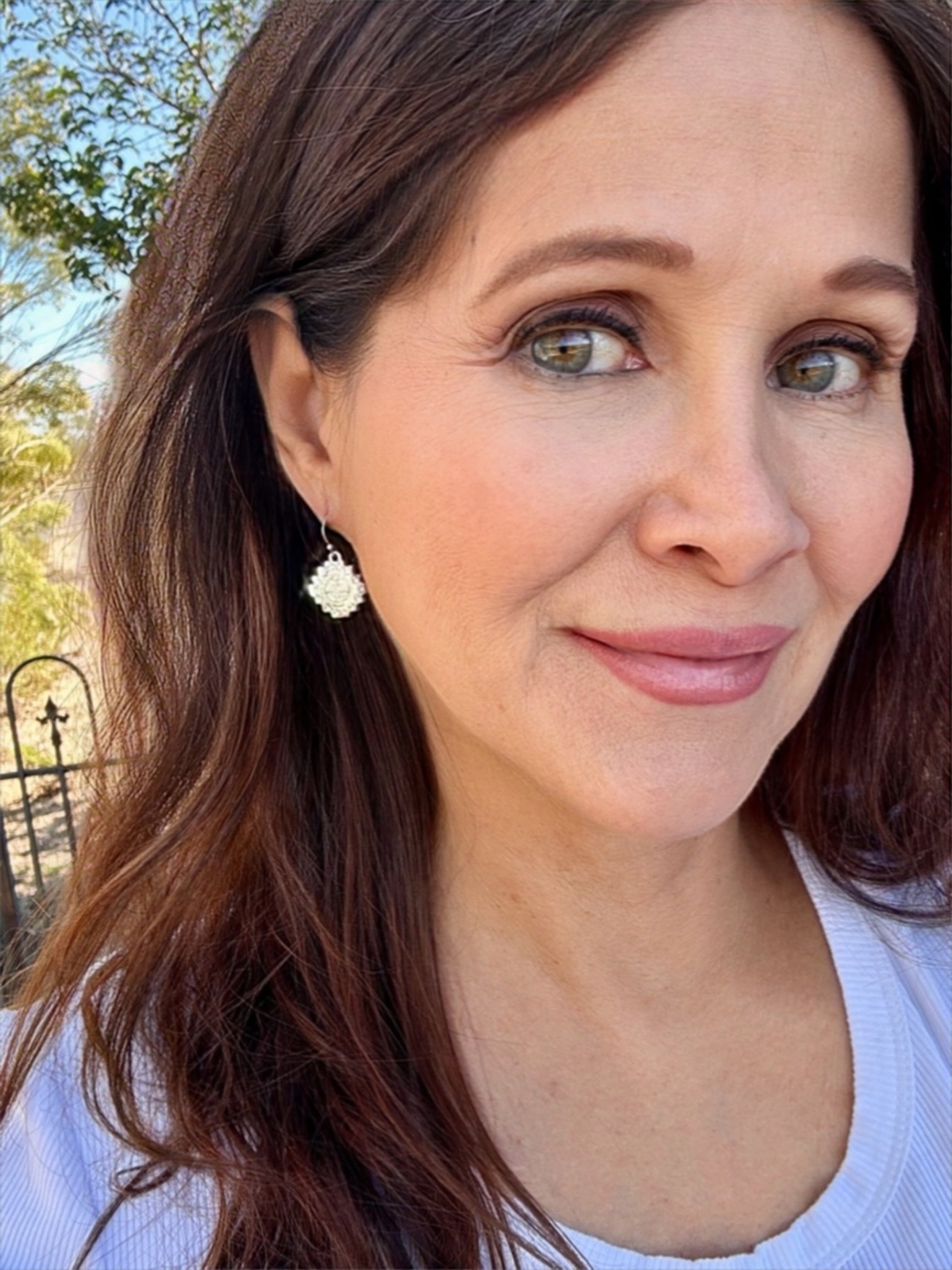 Blessed Brilliance Trinity Crystal Drop Earrings