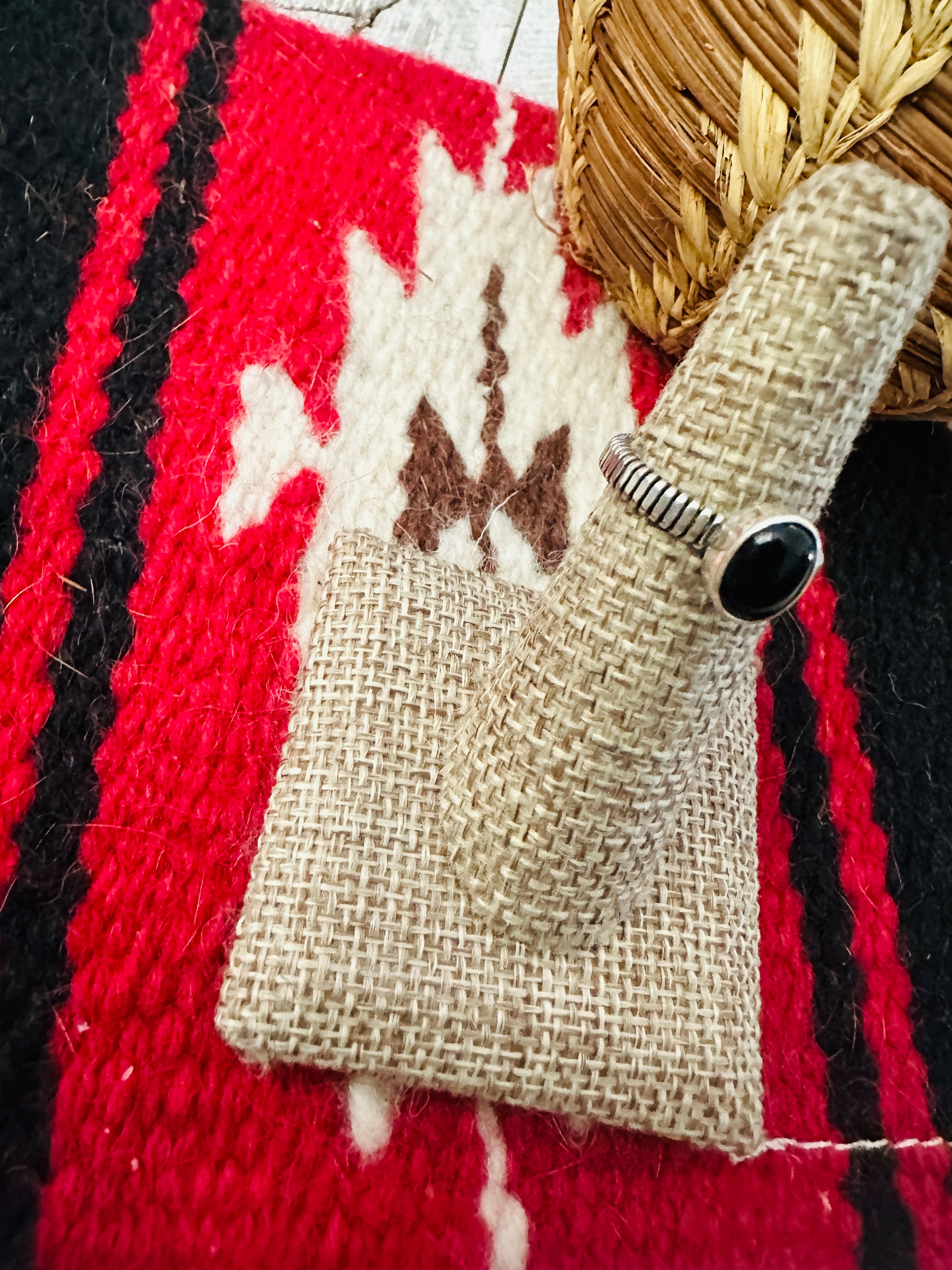 Handcrafted Black Onyx & Sterling Silver Ring