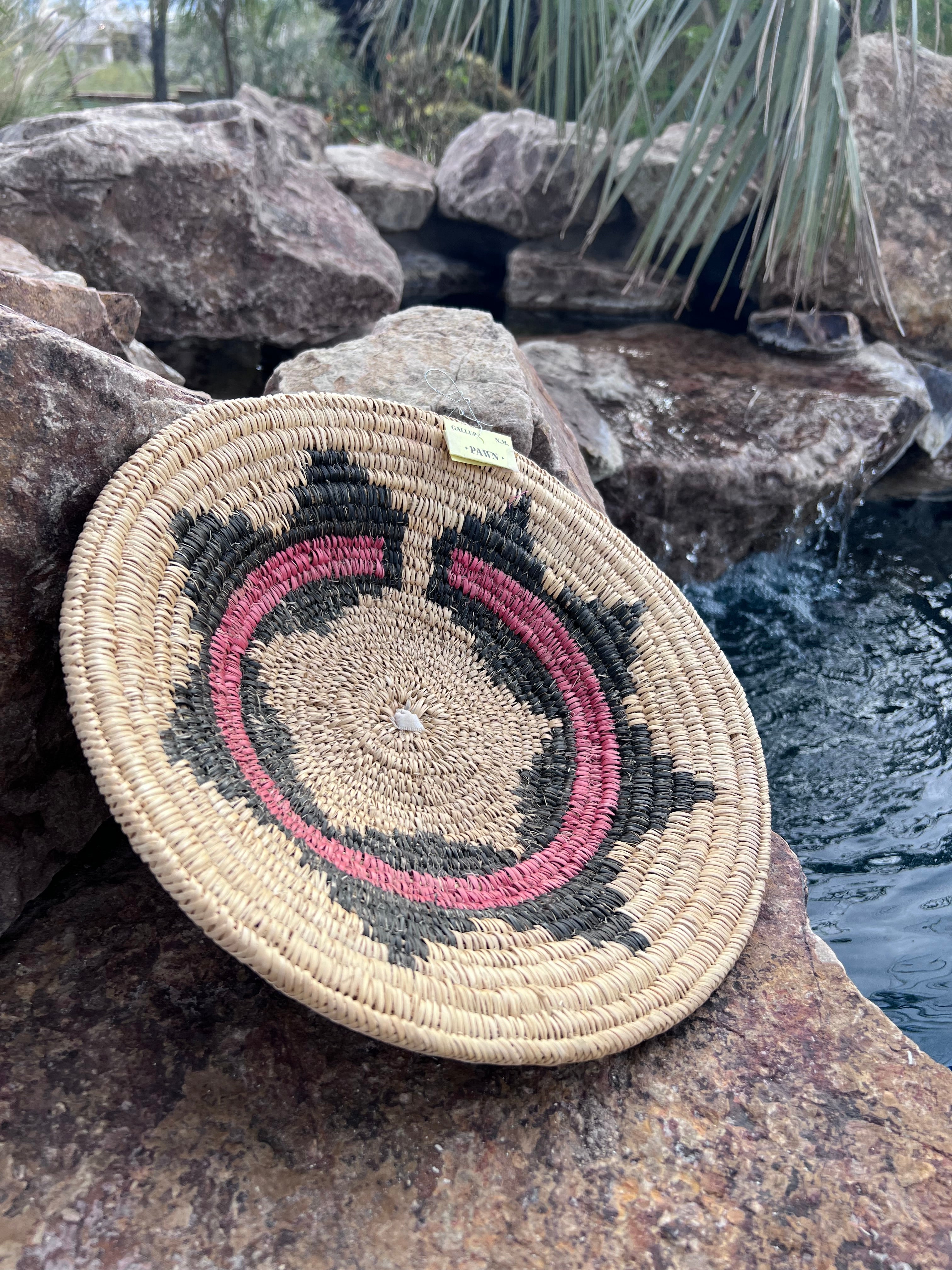 Old Pawn Handcrafted Woven Basket #10