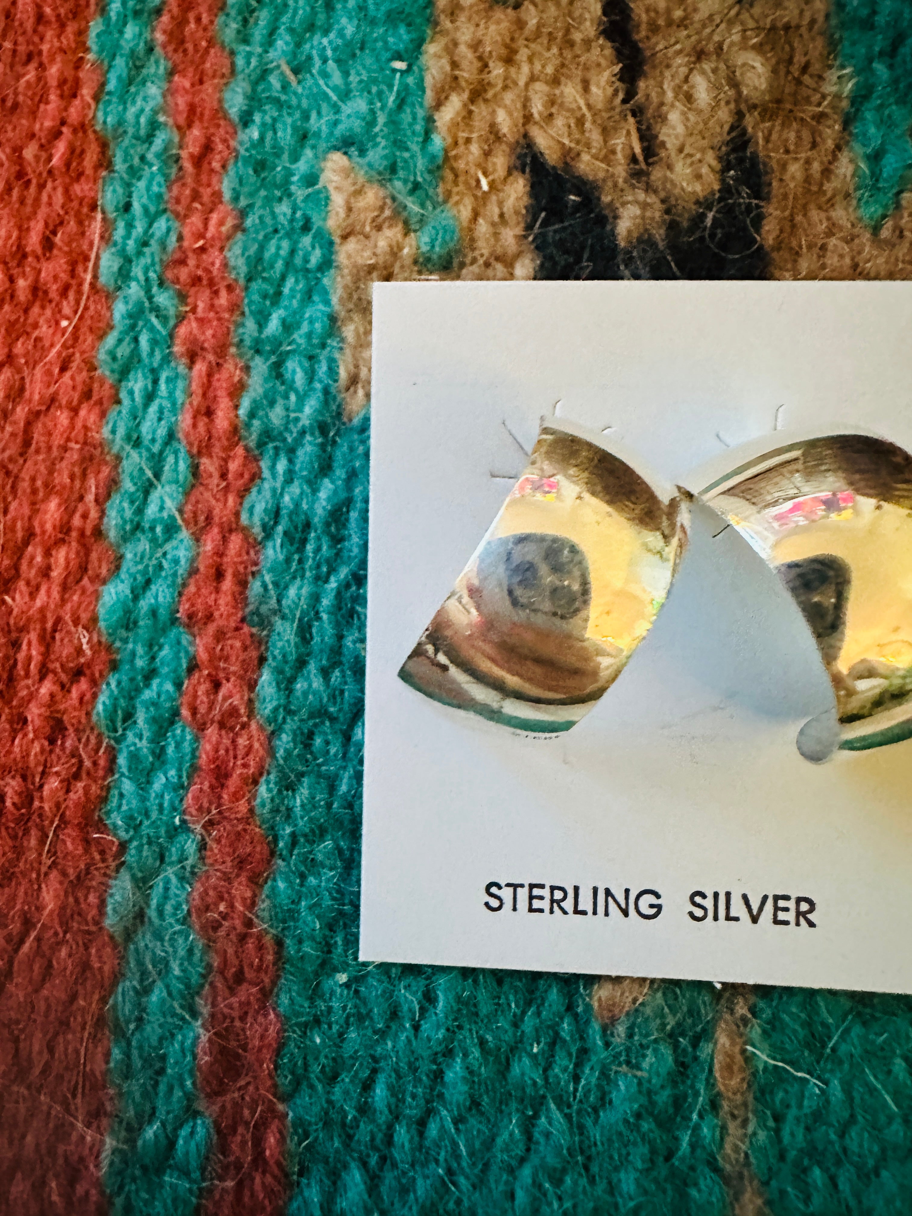 Handcrafted Sterling Silver Hoop Earrings, Cameron’s Faves ♥️