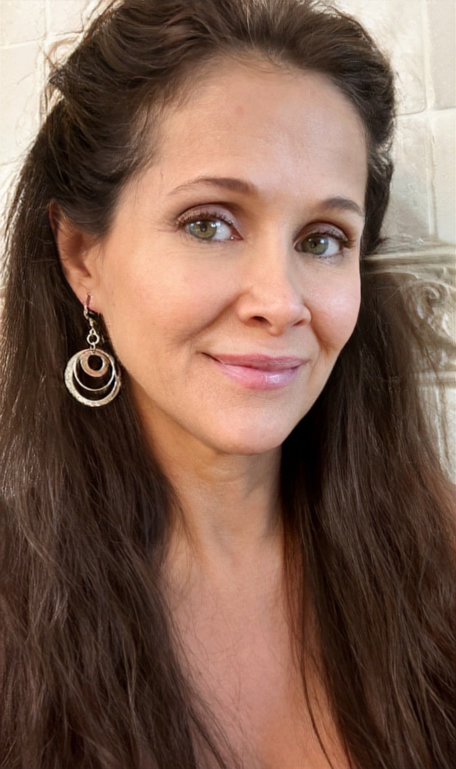 Triple Circle Earrings on Hook