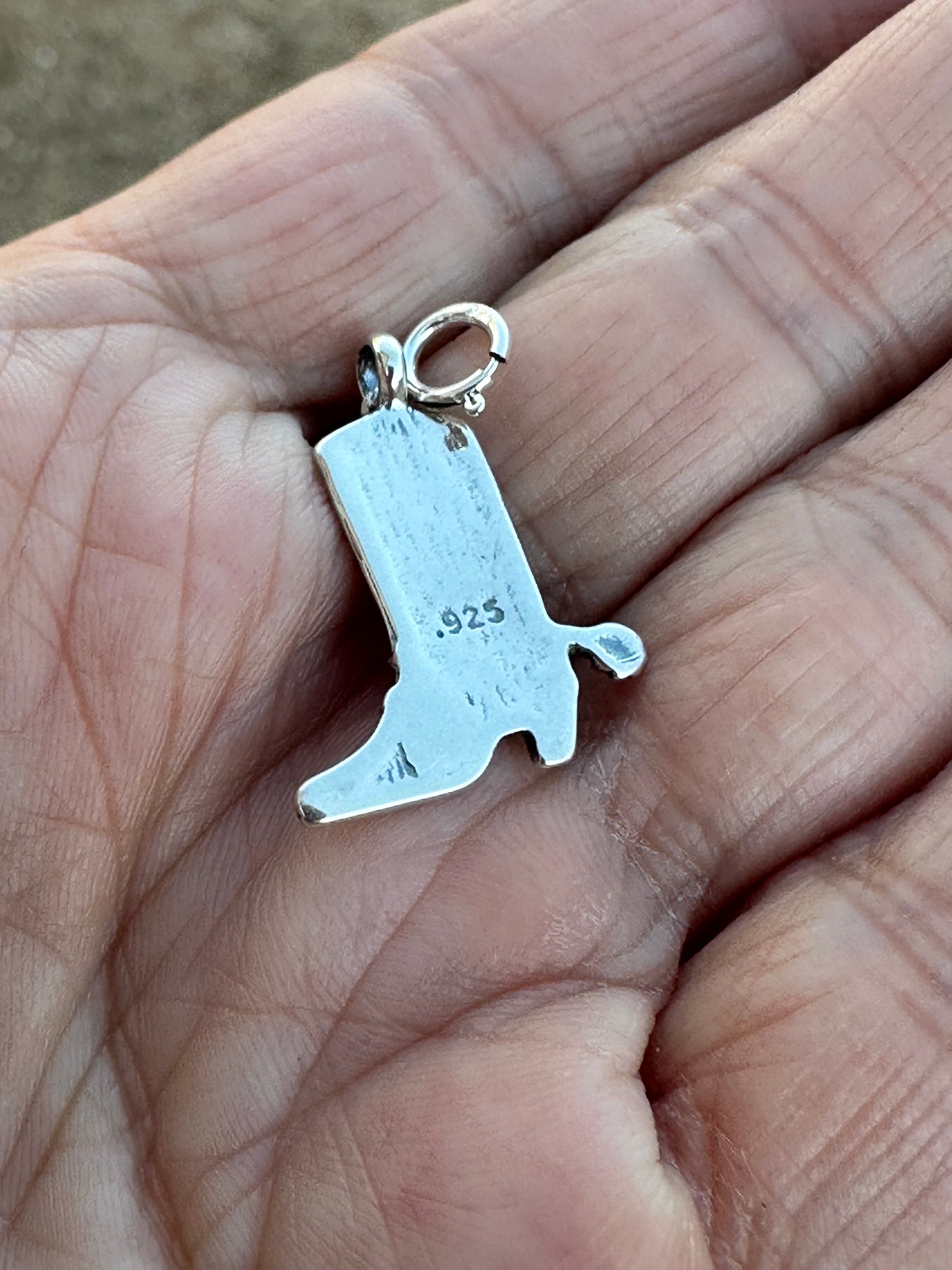 Handcrafted Sterling Silver Spur Me Up Charm