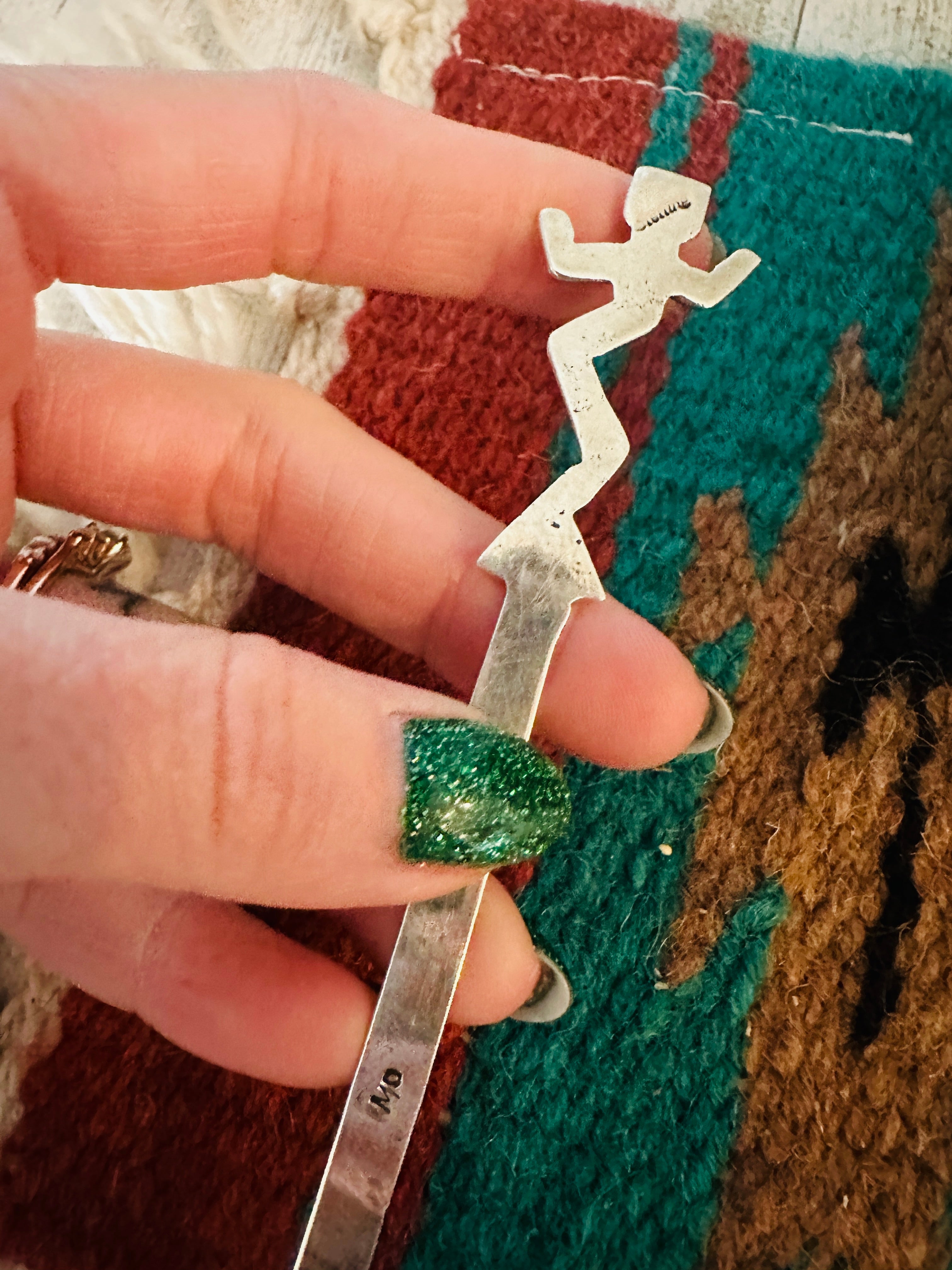 Handcrafted Sterling Silver Kachina Letter Opener