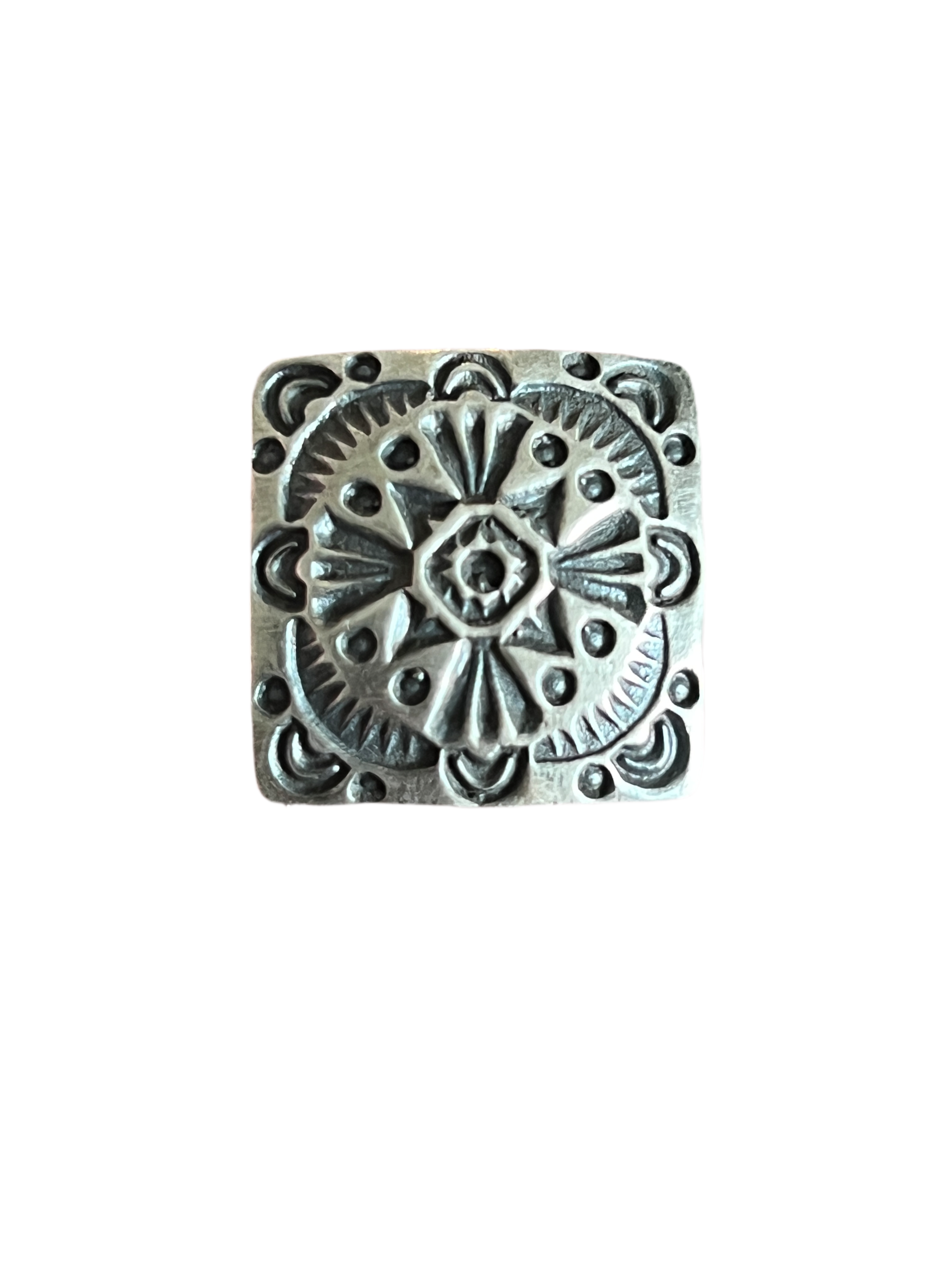 Sterling Silver Concho Slide, The Cross Winds