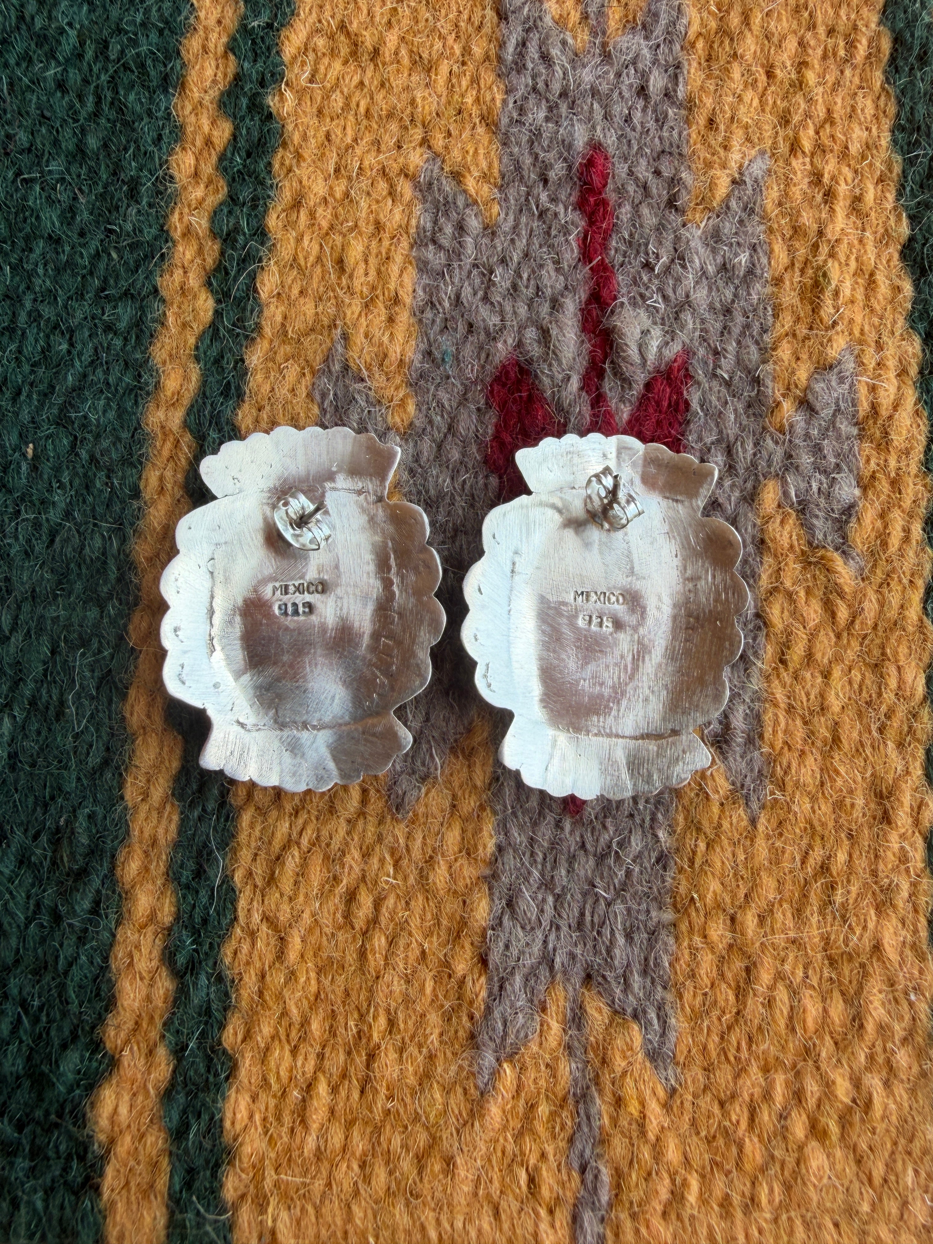 Handmade Sterling Silver Post Earrings