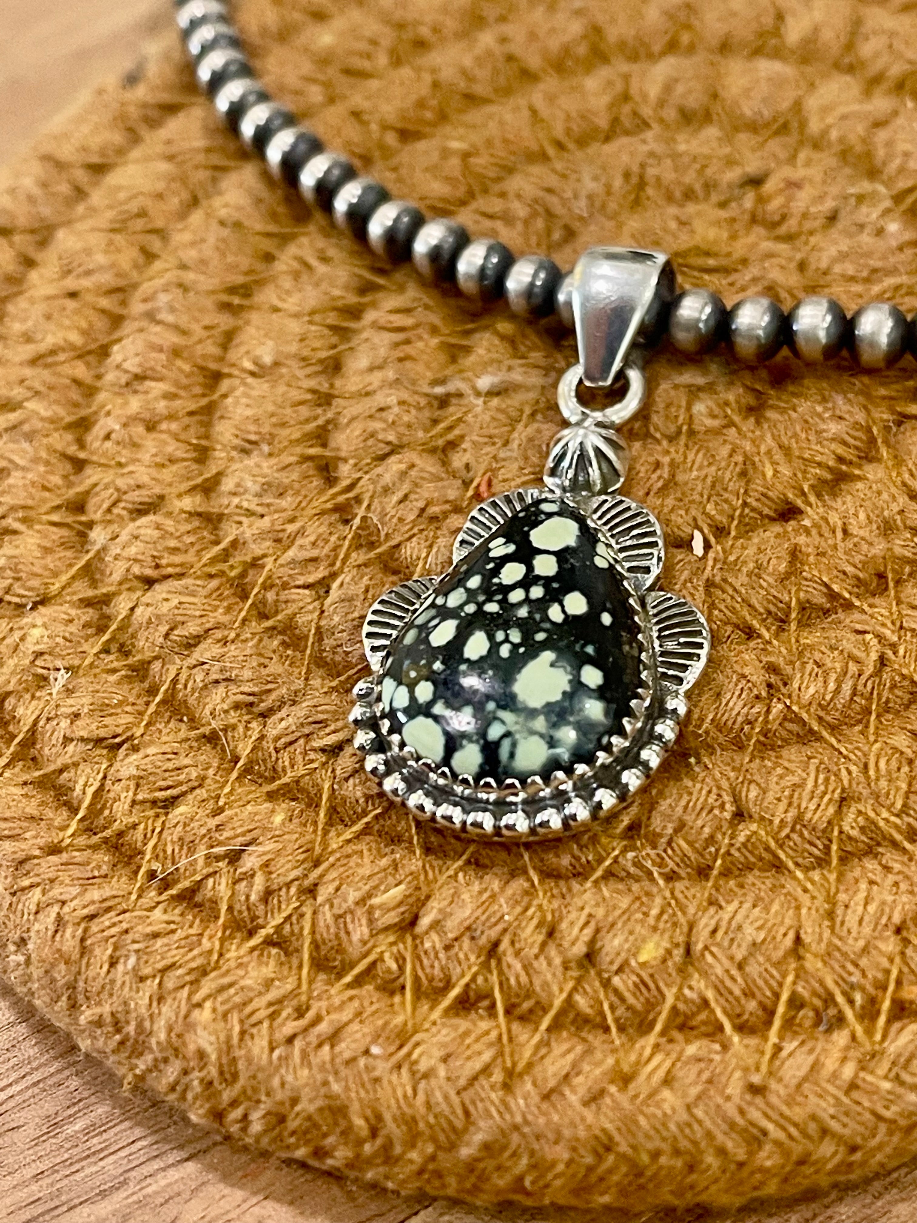 Handcrafted Sterling Silver & Variscite Pendant