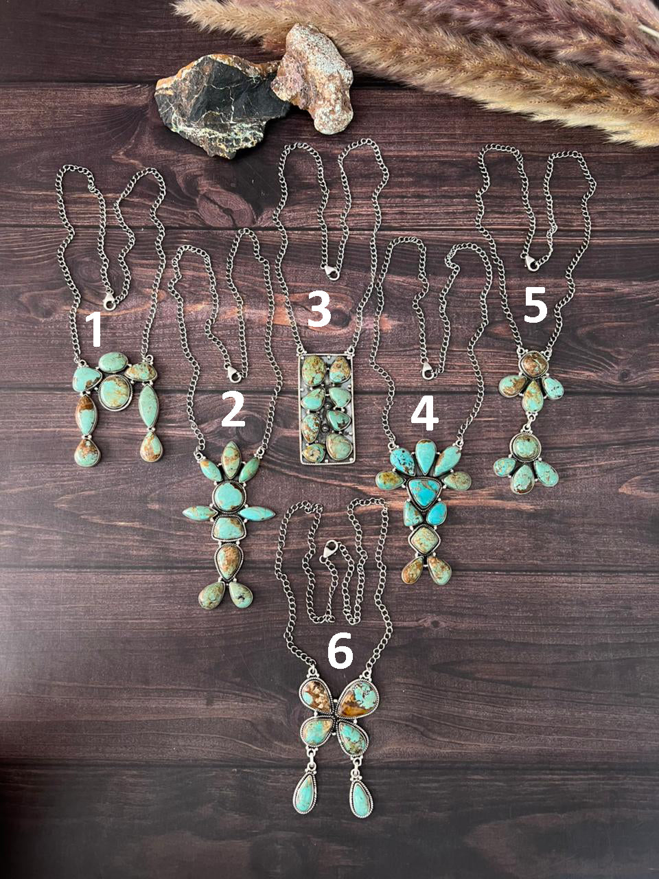 Handmade Sterling Silver Baja Turquoise Collection: Necklace "Signed Nizhoni"