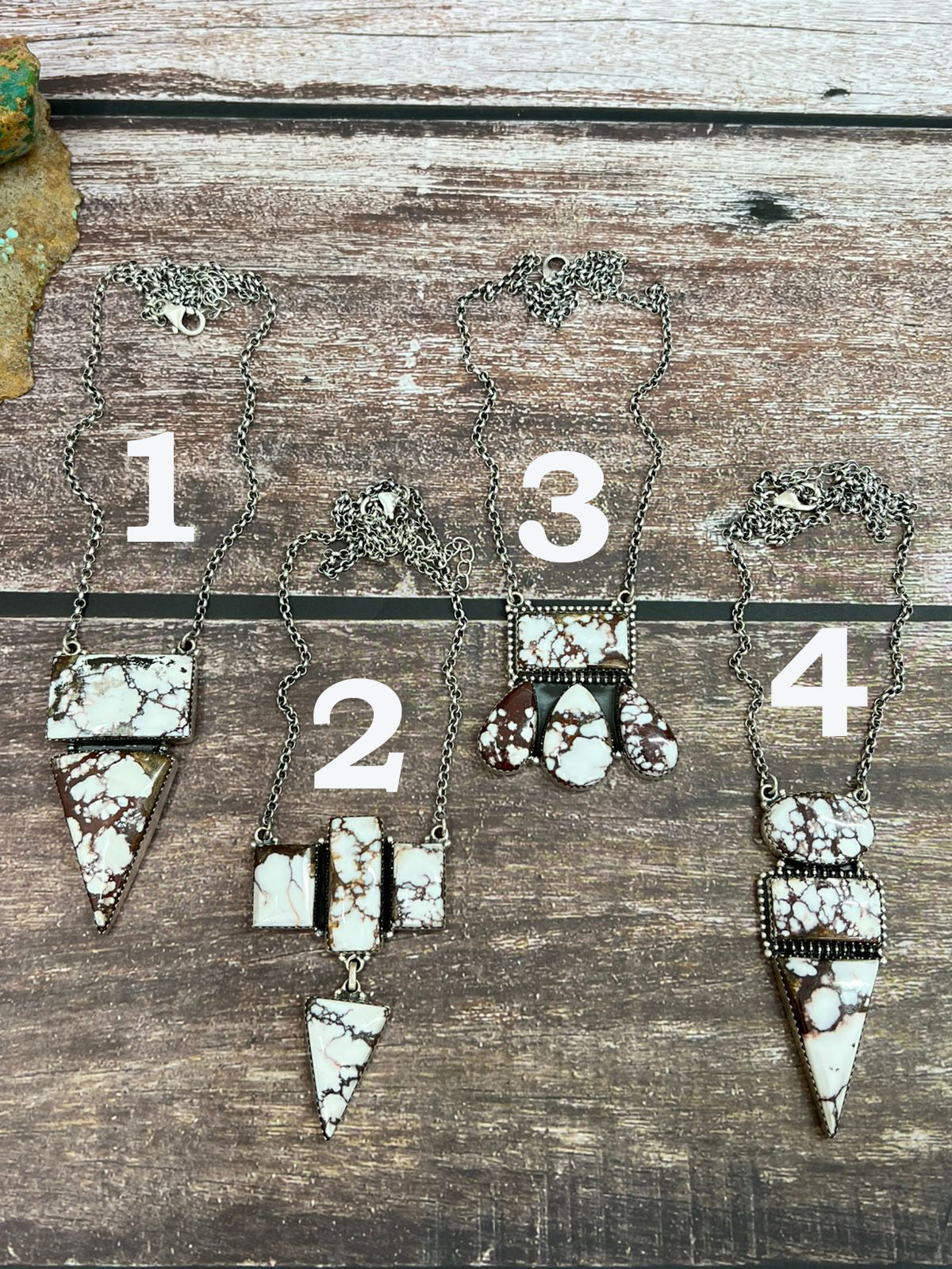 Handmade Sterling Silver Wild Horse Necklace with Signed Nizhoni