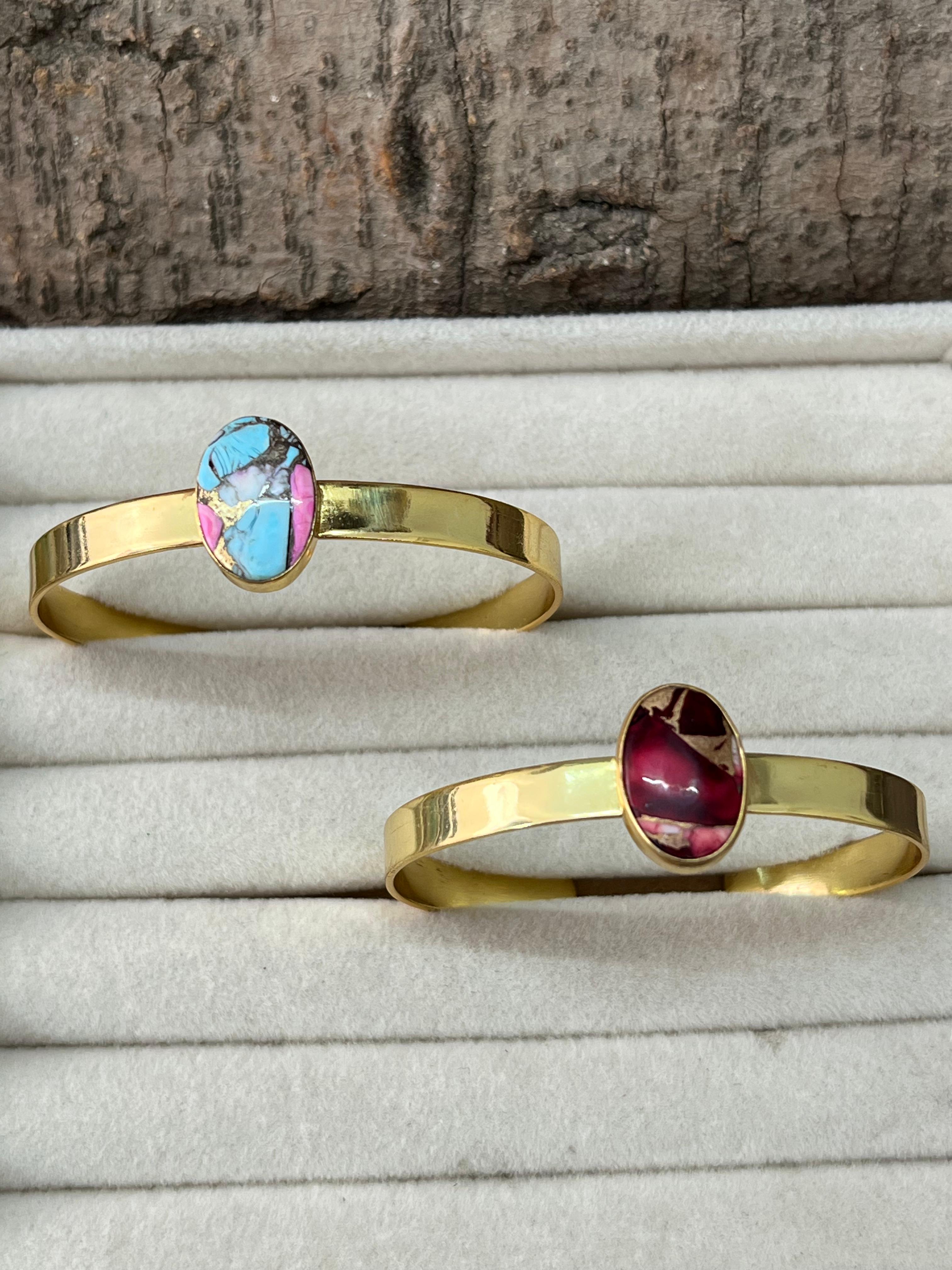 “The Golden Collection” Handmade Natural Gold Plated Dahlia Rose, Cotton Candy Bracelet (8)