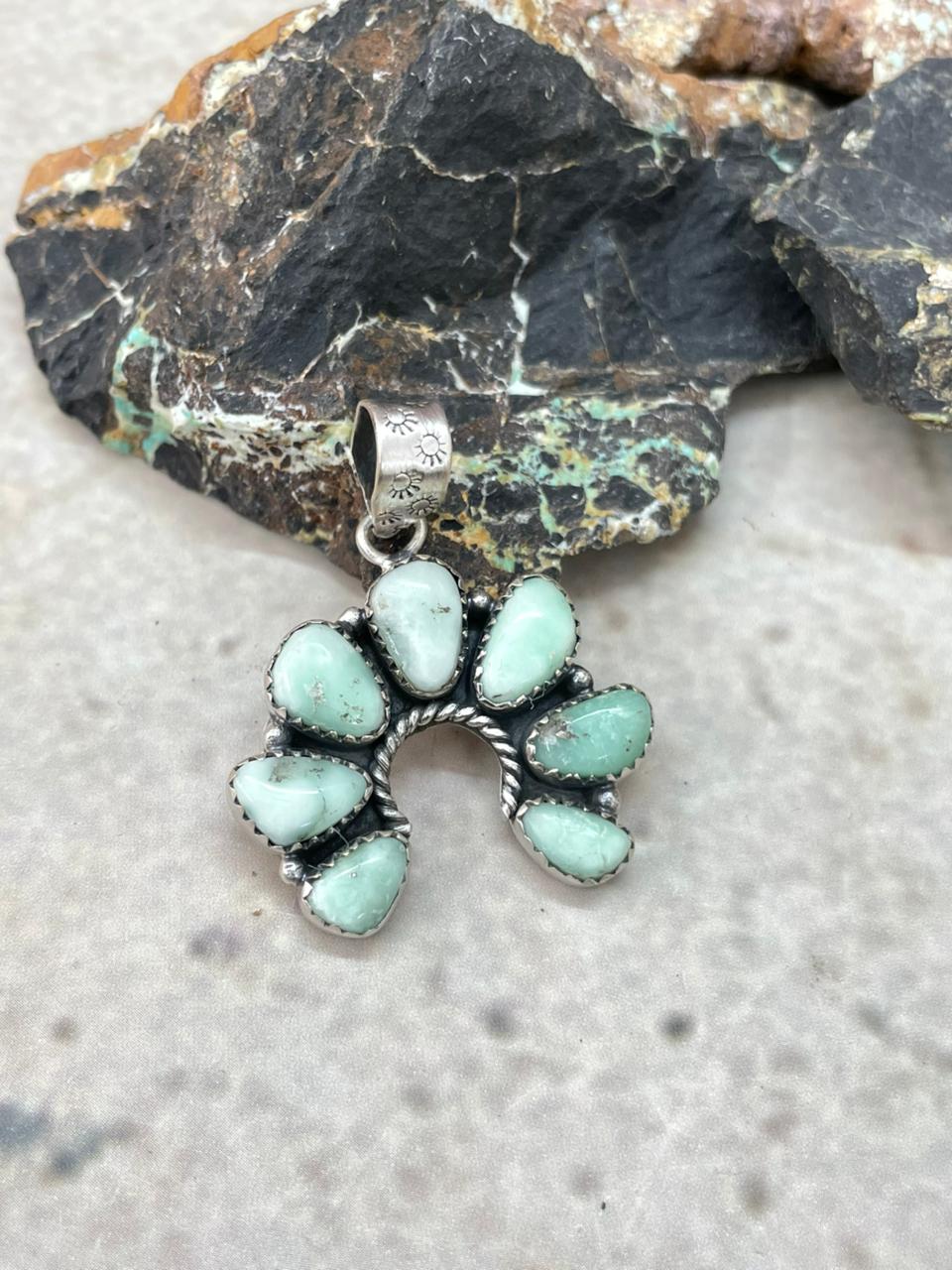 Handmade Sterling Silver Paloma Pendant "Signed Nizhoni"