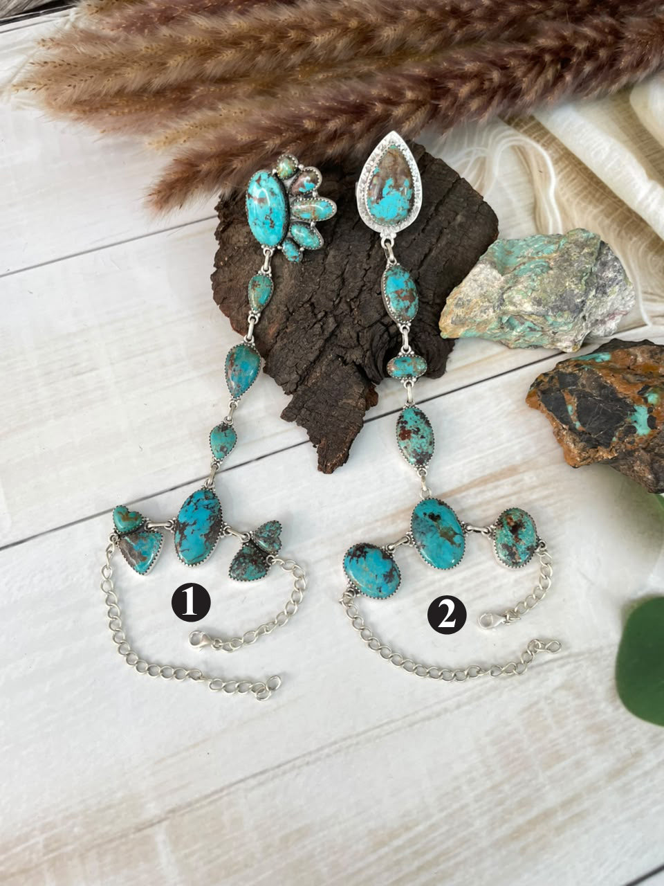 Handmade Sterling Silver Crimson Cowgirl Turquoise Collection: Hand Harness Signed Nizhoni