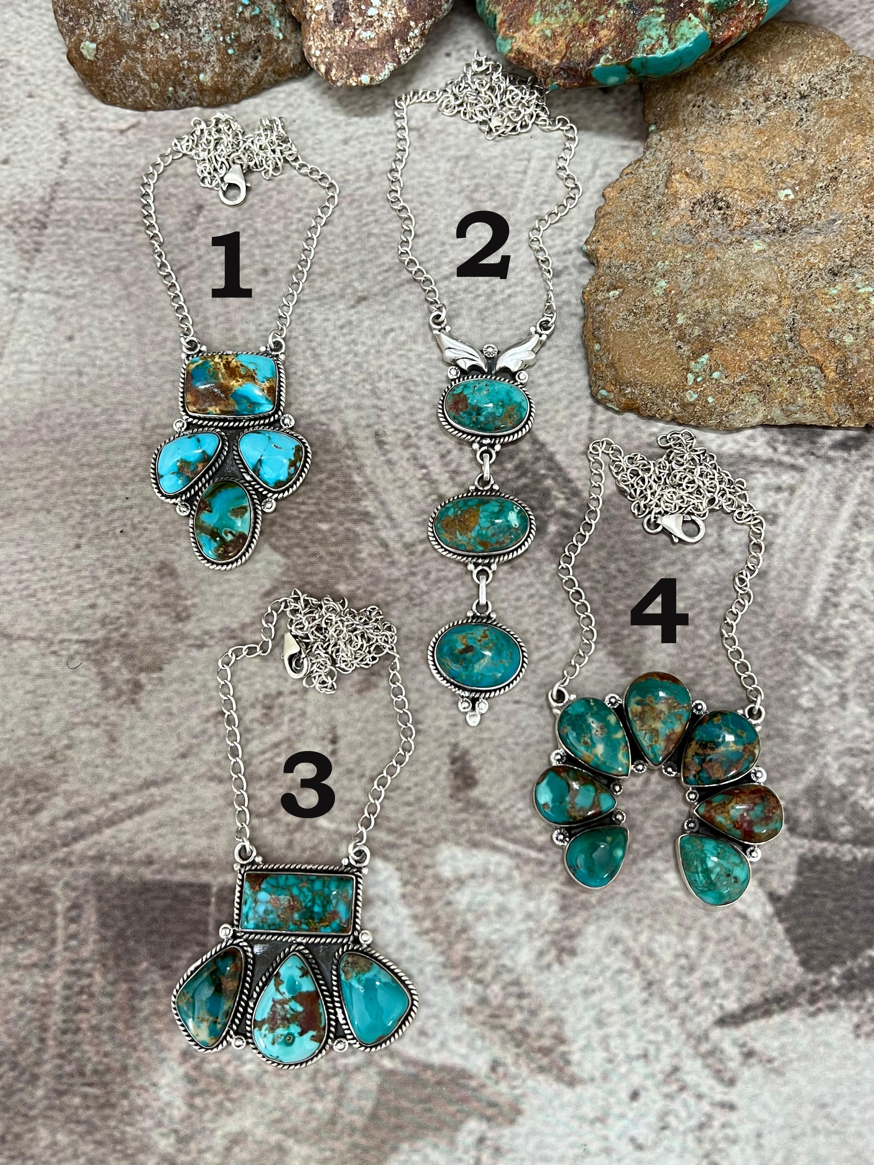 Handmade Sterling Silver Hardy Pit Necklace with Signed Nizhoni