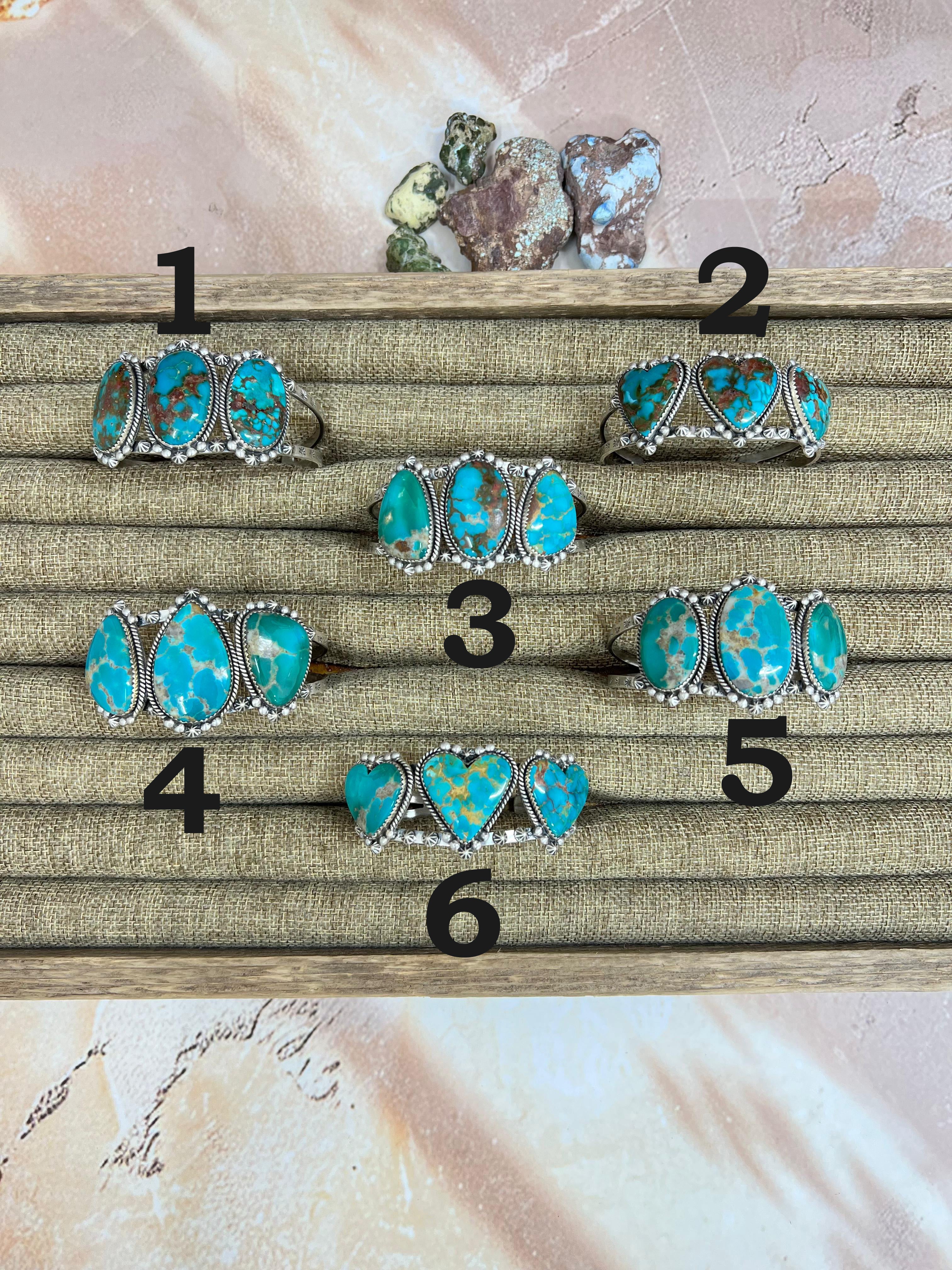 Handmade Sterling Silver Hardy Pit Cuff Bracelet with Signed Nizhoni