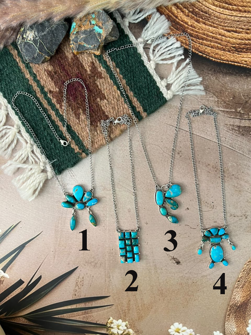 Handmade Sterling Silver Hardy Pit Collection: Necklace Signed Nizhoni