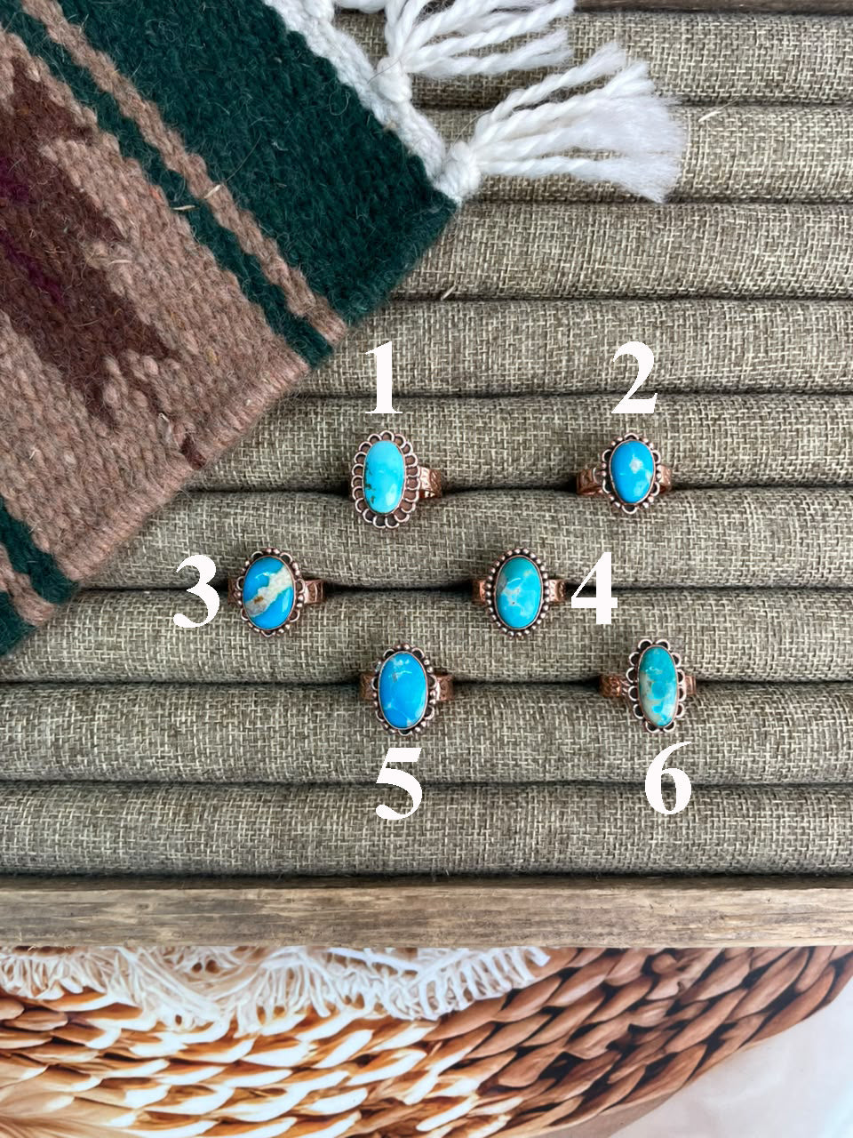 Handmade Hardy Pit Copper Collection: Adjustable Ring Signed Nizhoni