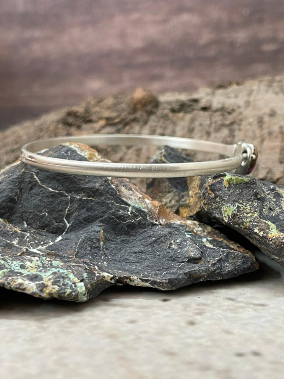 "Heart Collection" Handmade Sterling Silver Cotton Candy Bracelet "Signed Nizhoni"