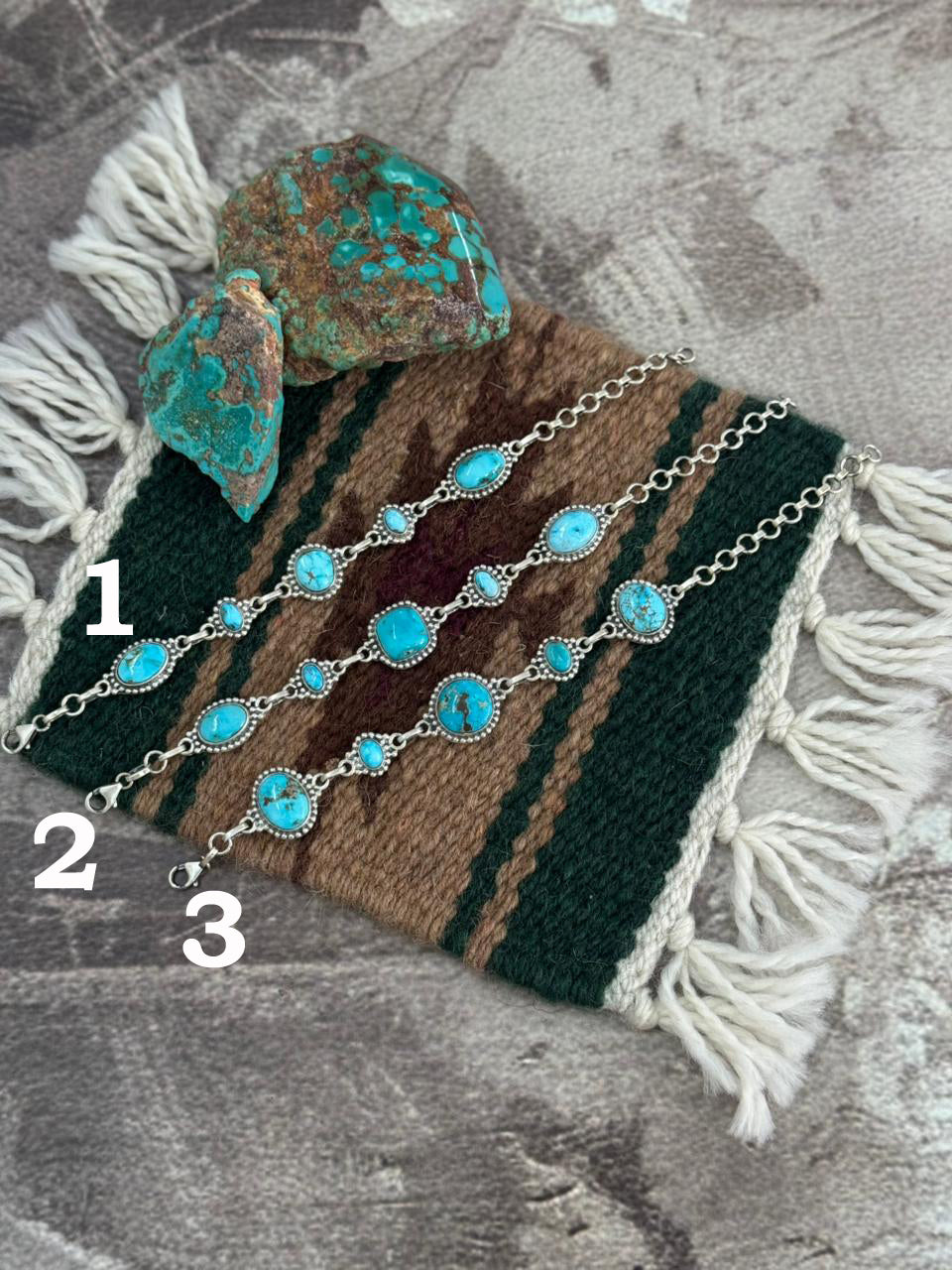 Handmade Sterling Silver Sierra Bella Chain Bracelet "Signed Nizhoni"