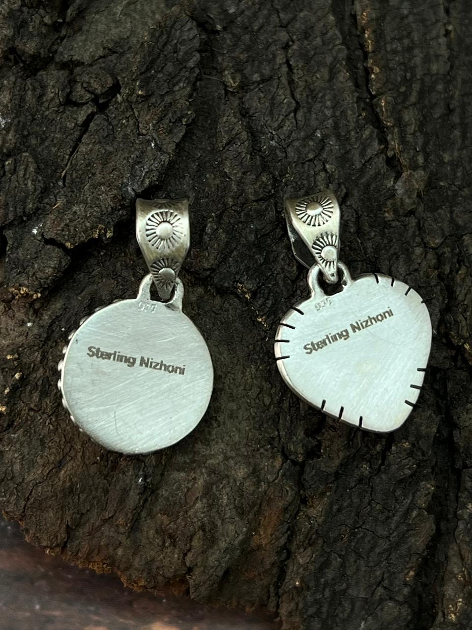 Handmade Sterling Silver Cotton Candy Pendant "Signed Nizhoni"